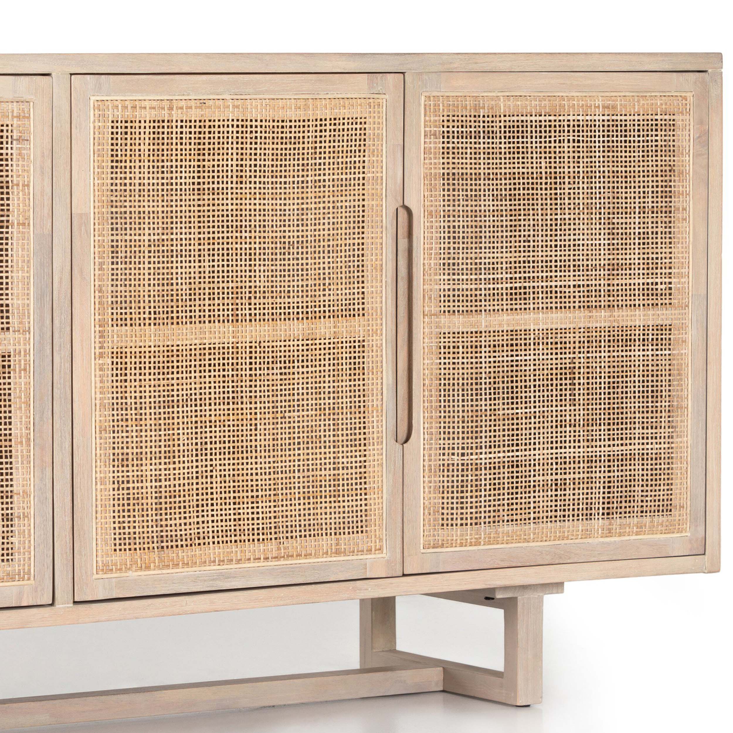 Clarita Sideboard, White Wash Mango