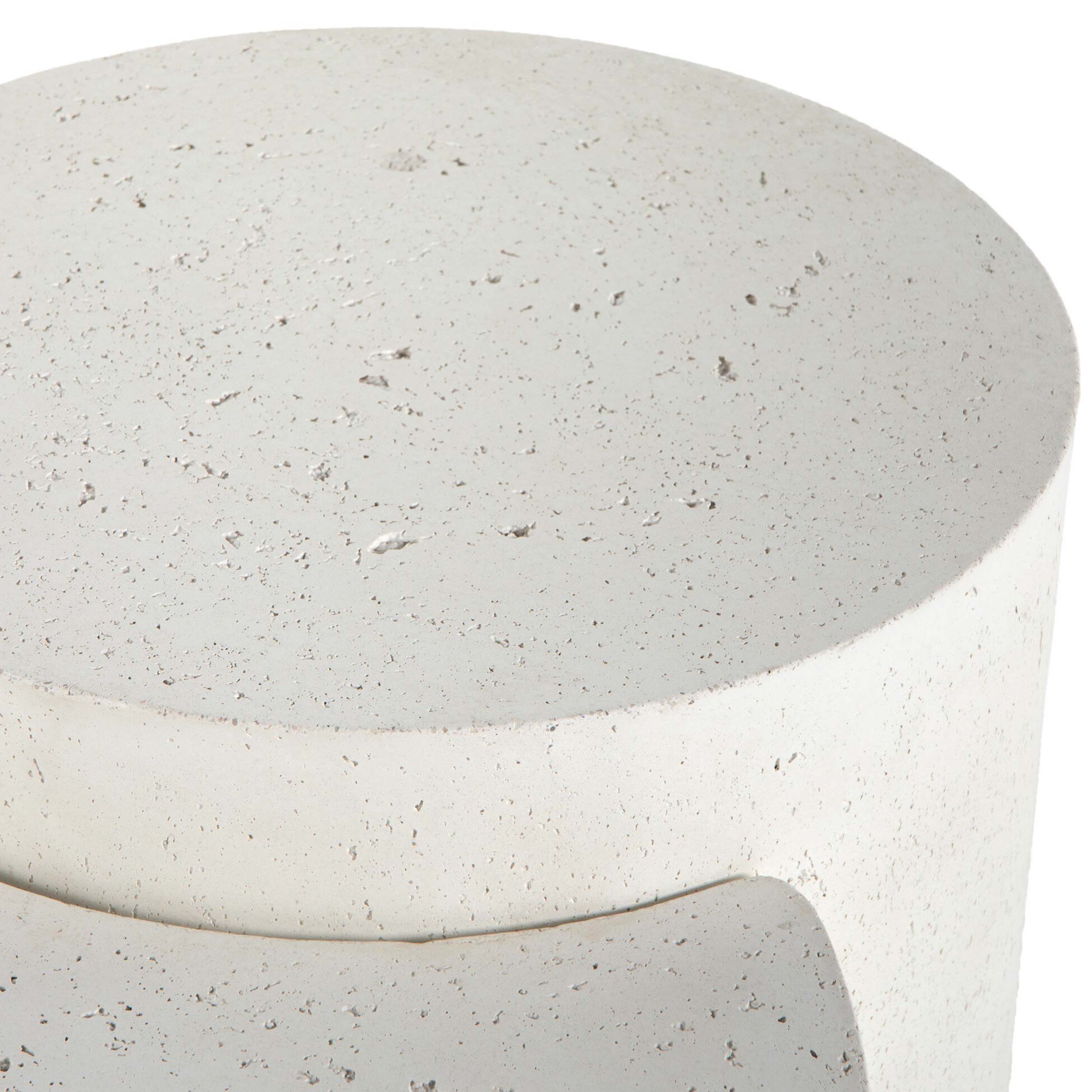Meza Nesting Coffee Table, Textured White