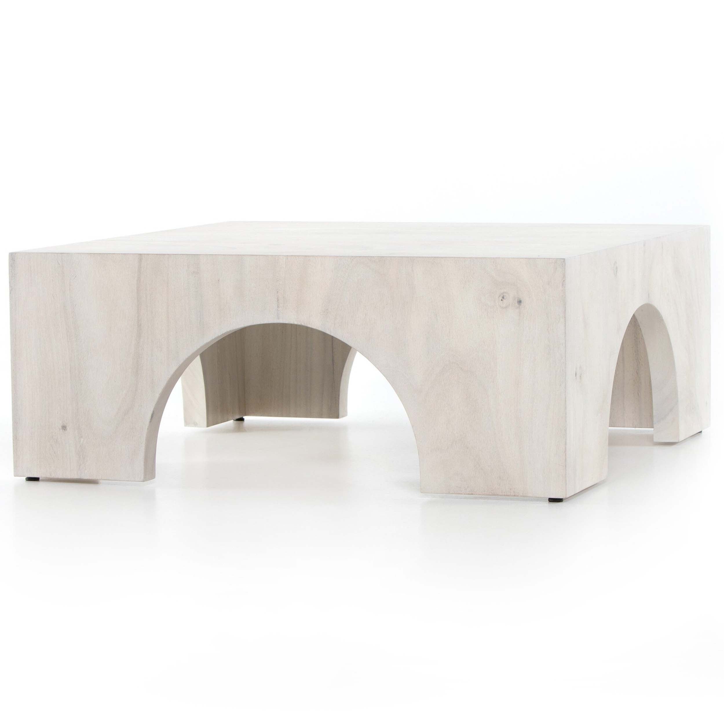 Fausto Coffee Table, Bleached Guanacaste