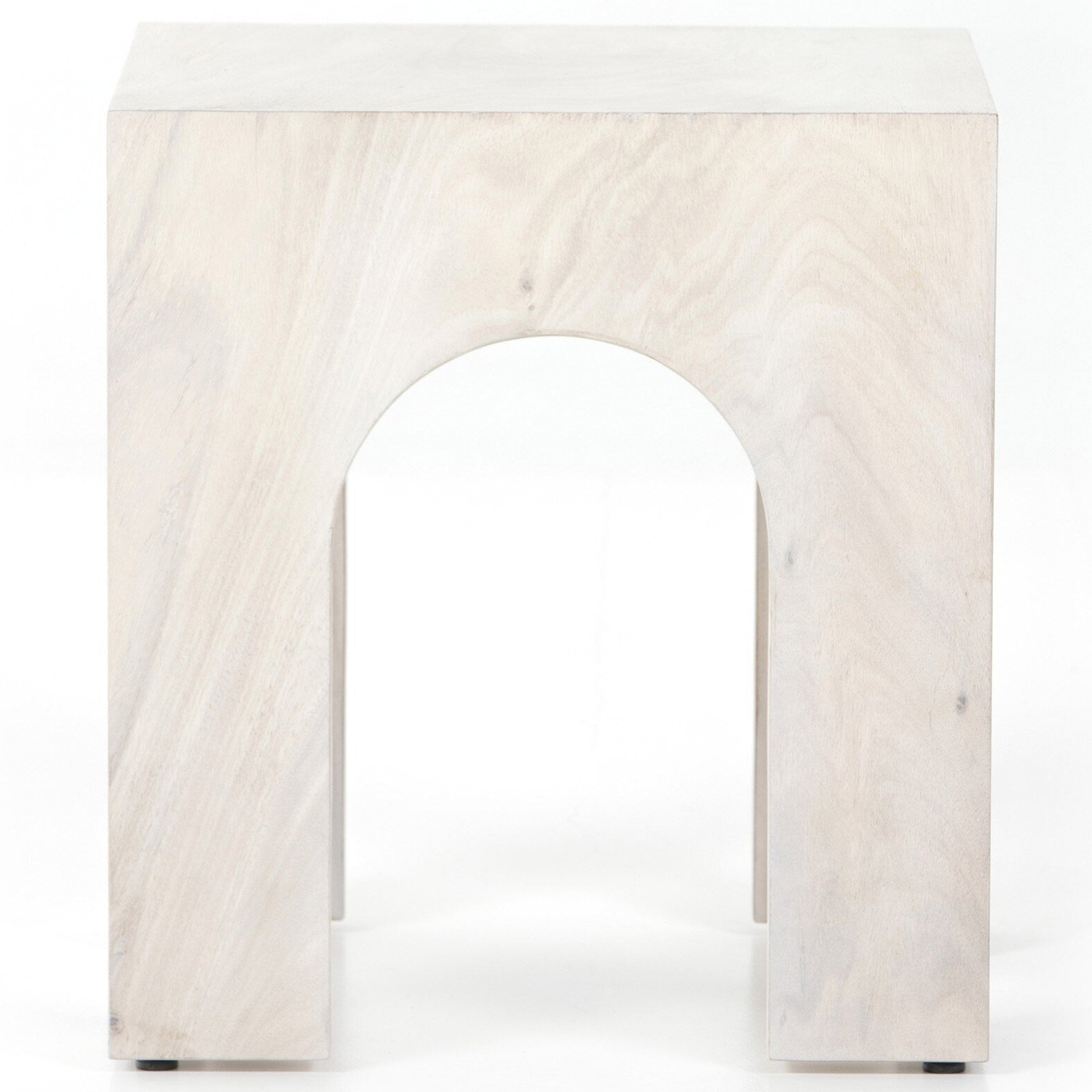 Fausto End Table, Bleached Guanacaste
