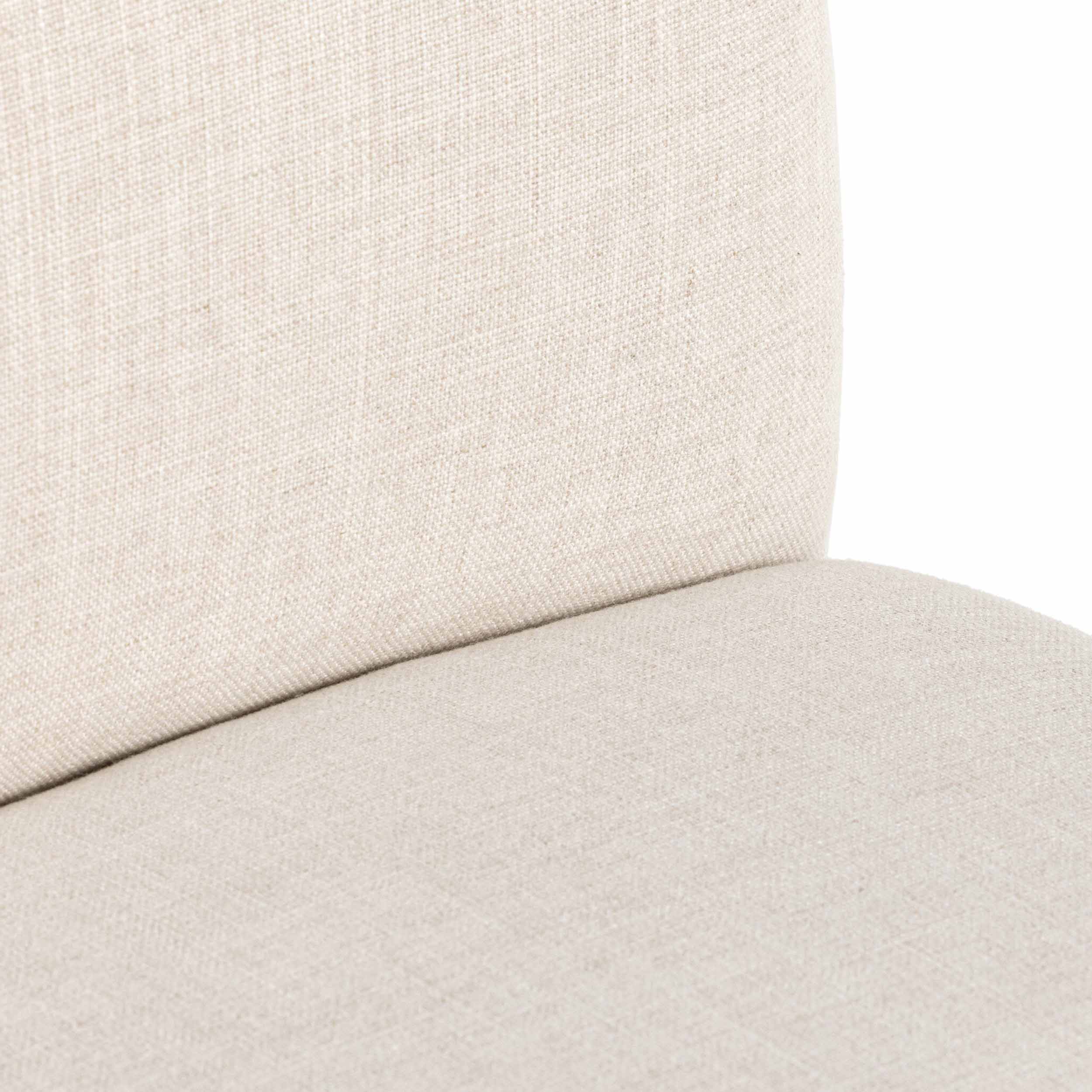 Monza Dining Chair, Mixt Linen Natural