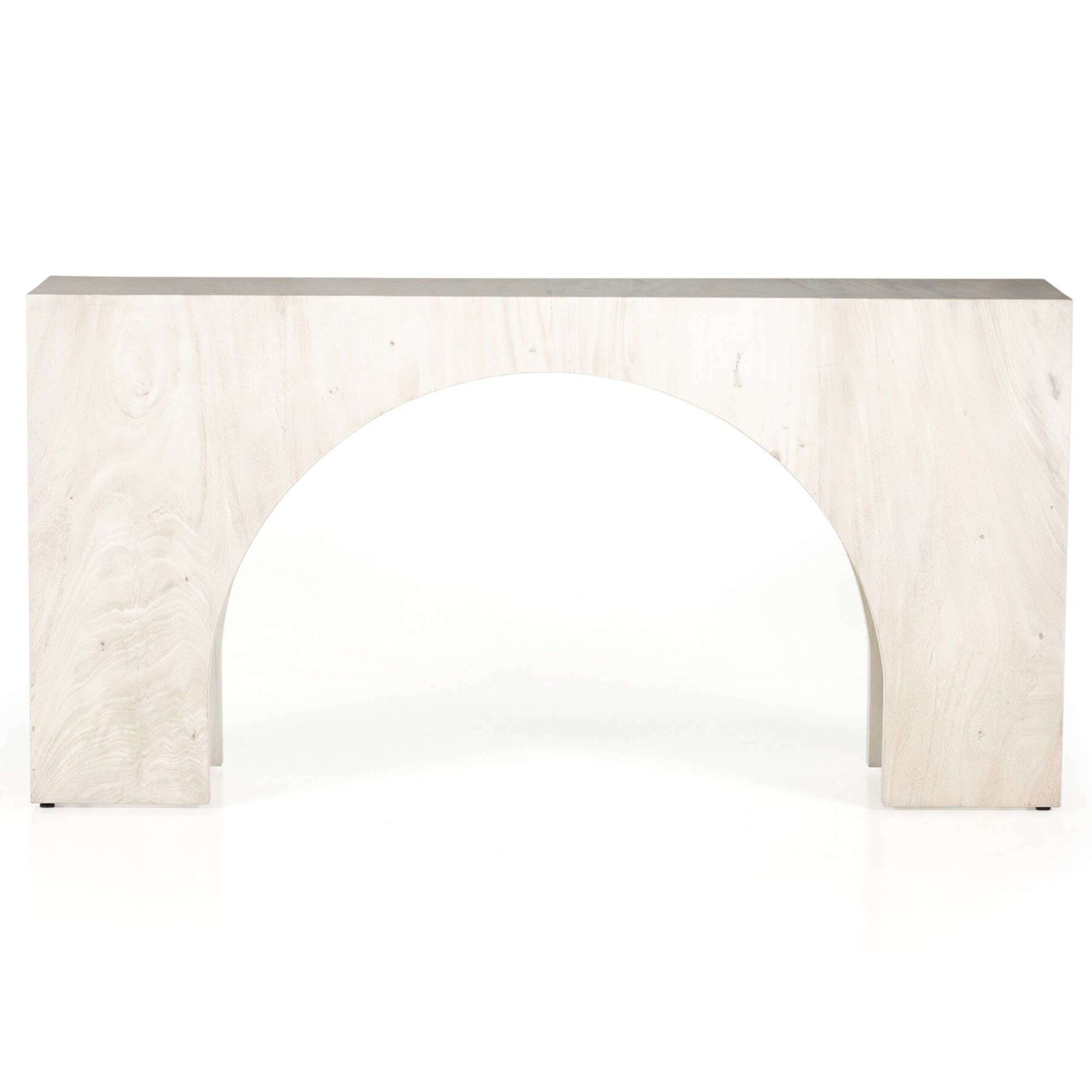 Fausto Console Table, Bleached Guanacaste