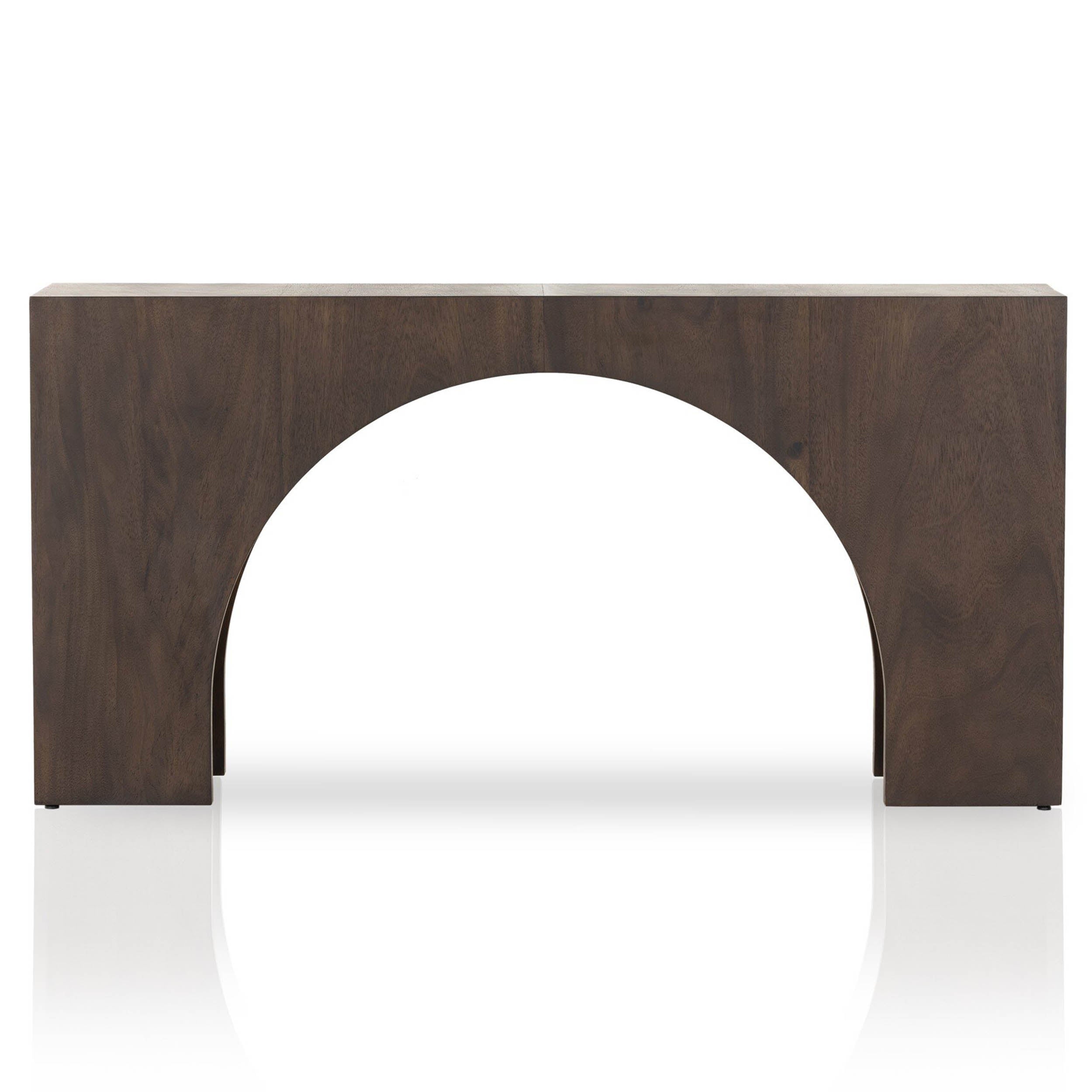Fausto Console Table, Smoked Guanacaste