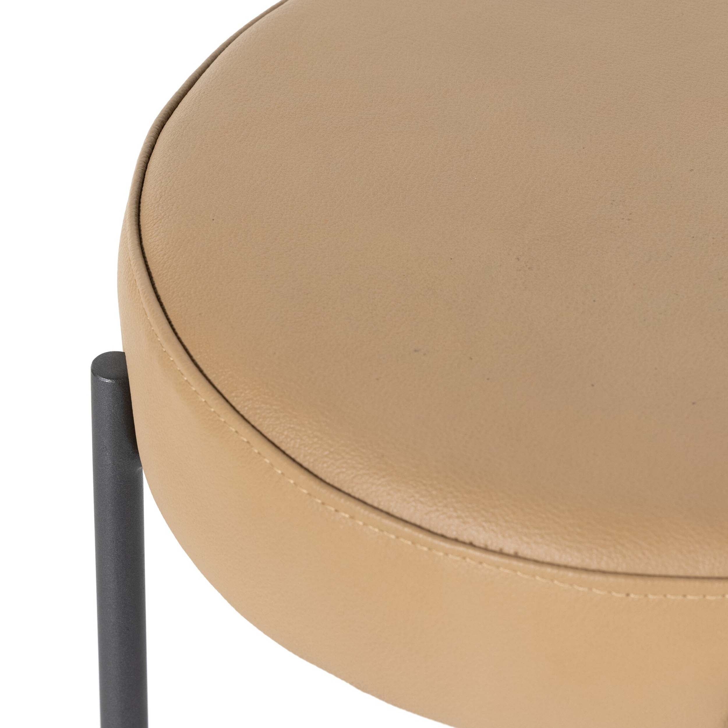 Nocona Bar + Counter Stool, Natural Leather
