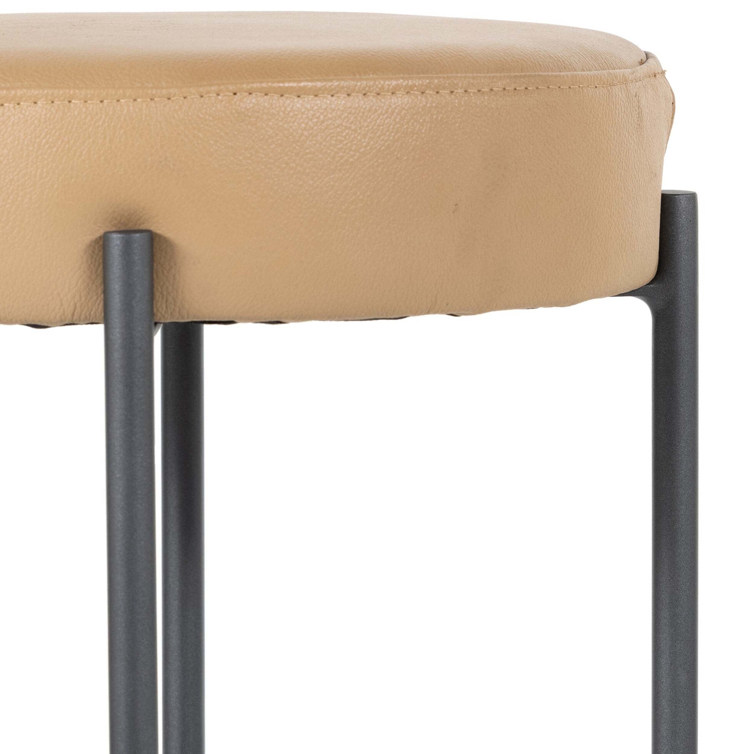 Nocona Bar + Counter Stool, Natural Leather