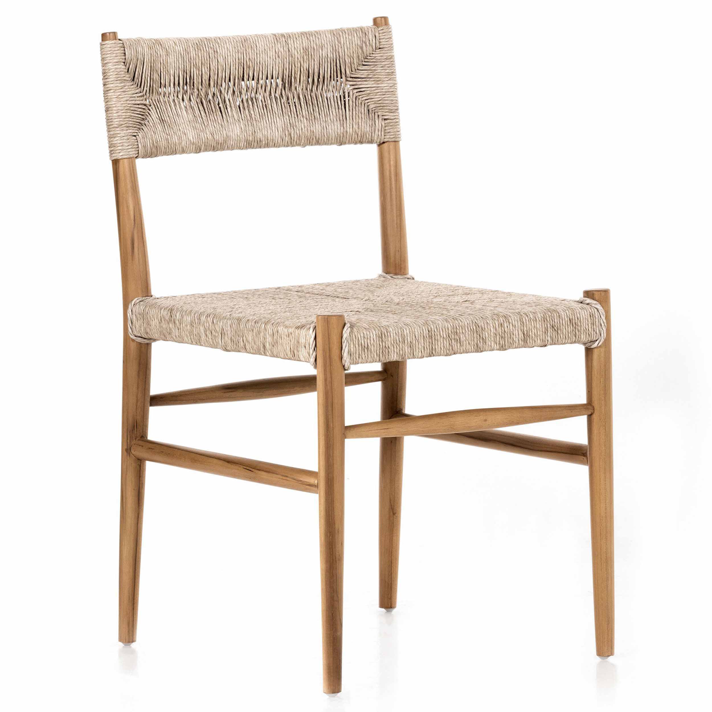 Lomas Outdoor Dining Chair, Vintage White