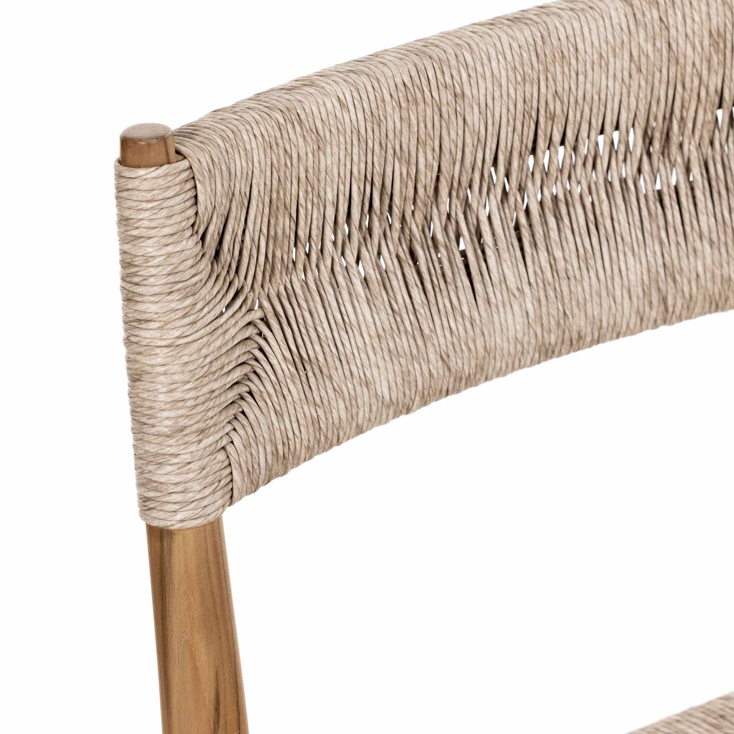 Lomas Outdoor Dining Chair, Vintage White