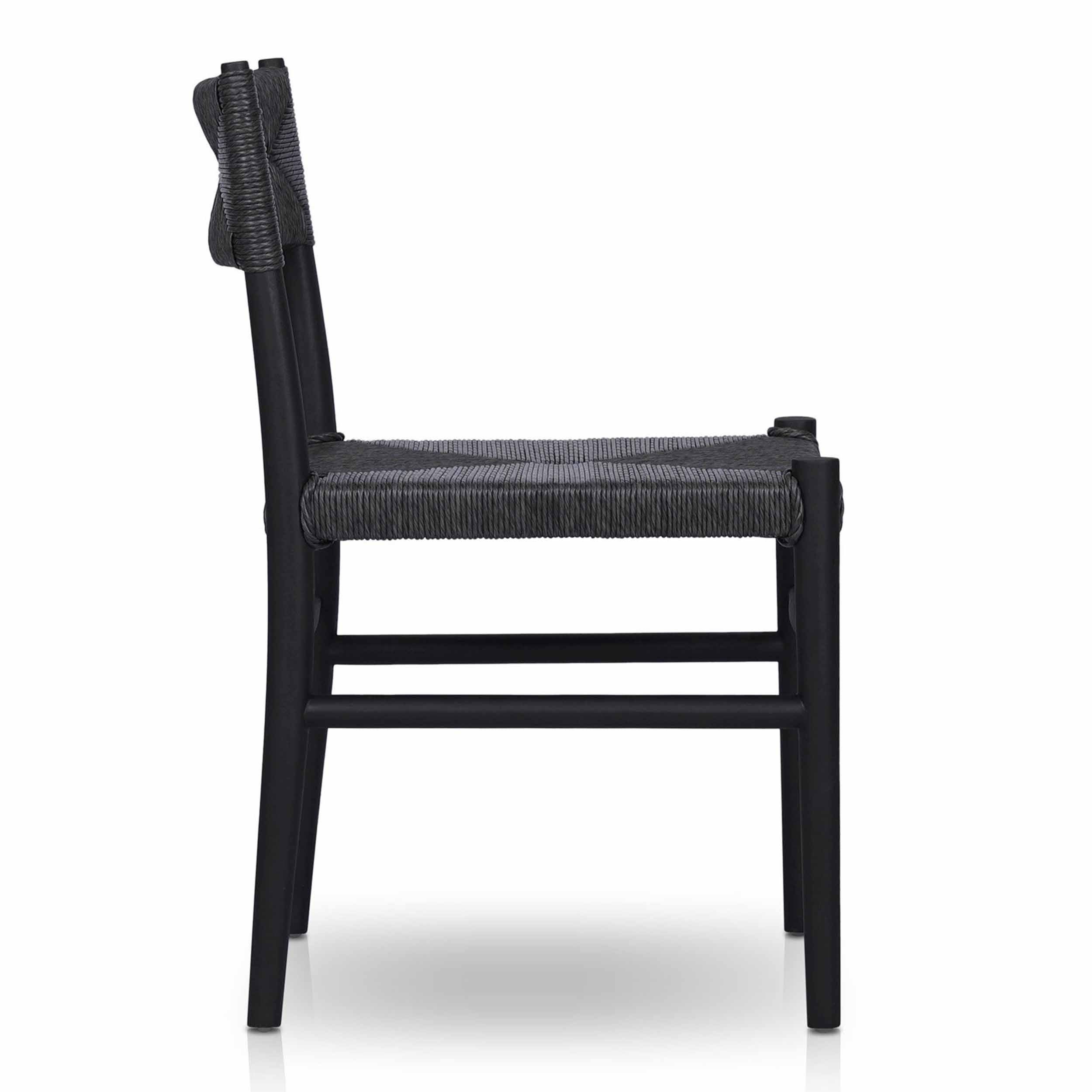 Lomas Outdoor Dining Chair, Vintage Coal