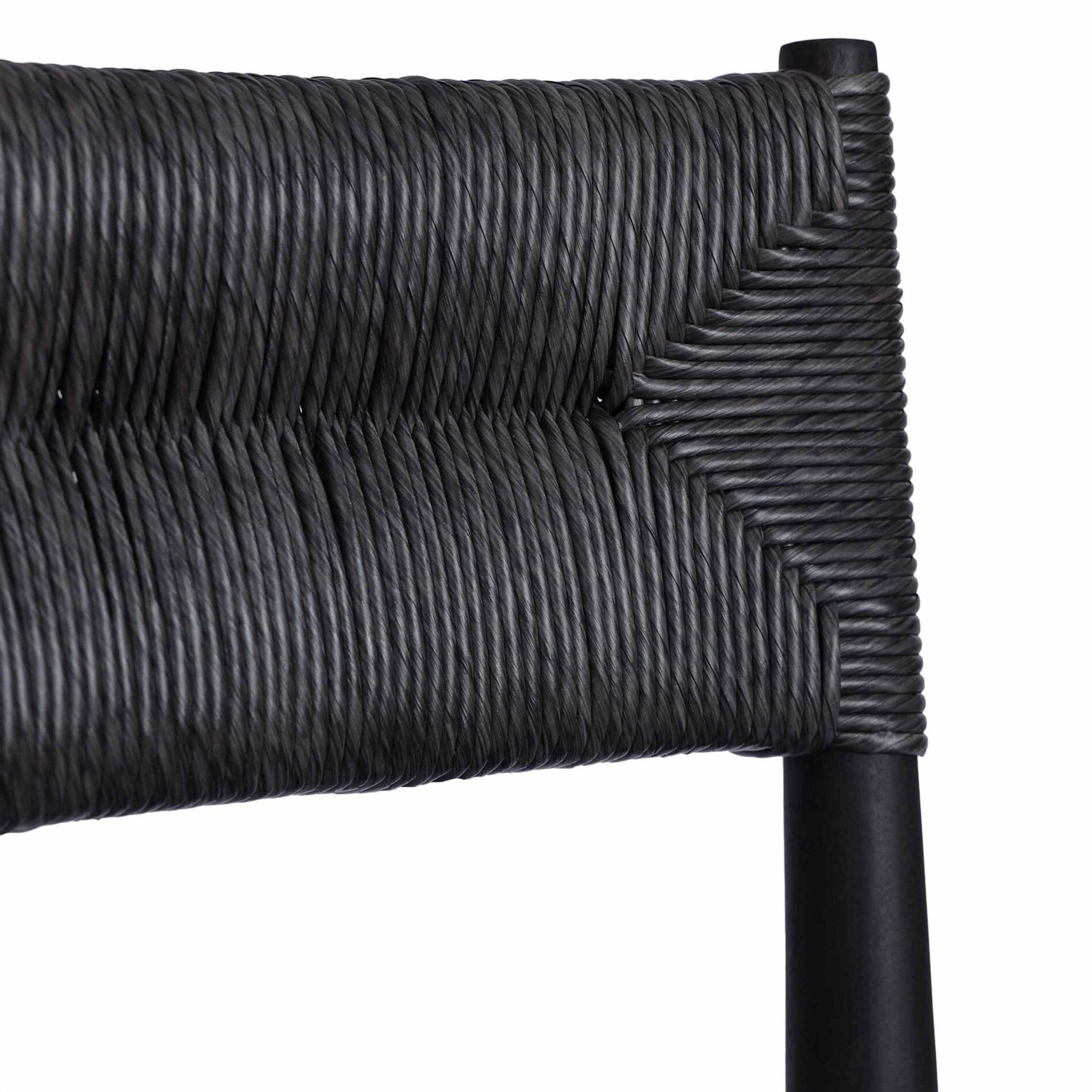 Lomas Outdoor Dining Chair, Vintage Coal