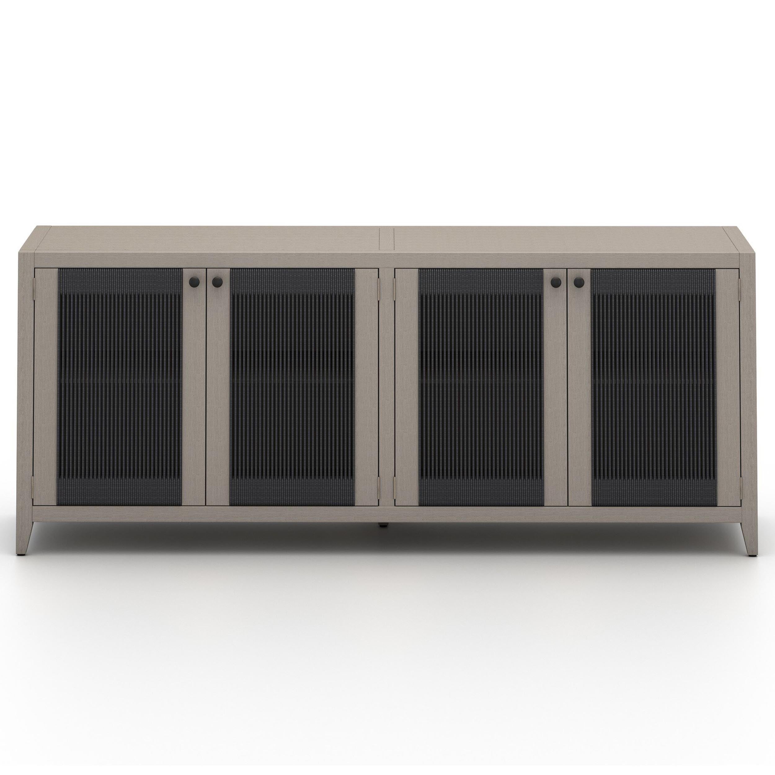 Sherwood Outdoor Sideboard, Weathered Grey