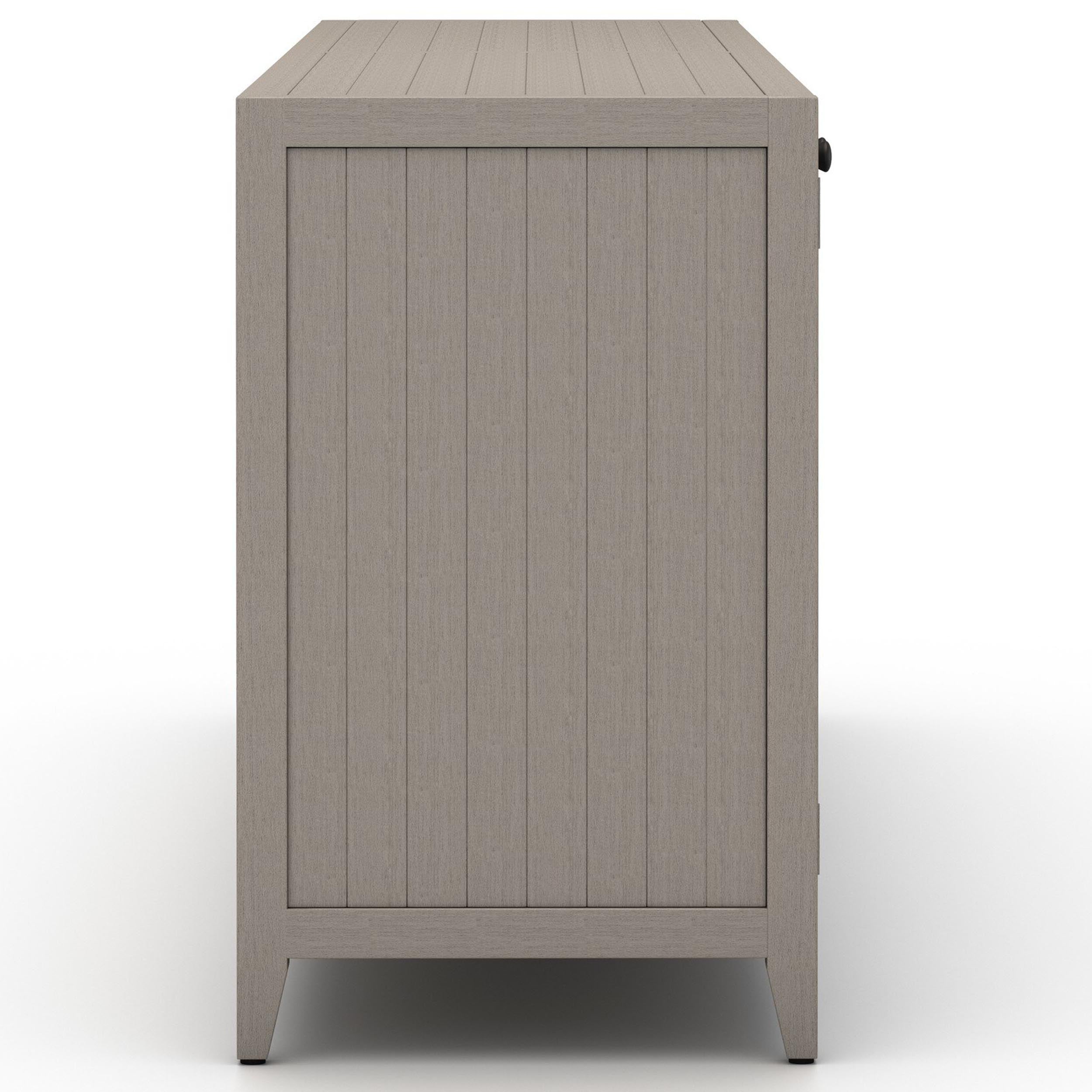 Sherwood Outdoor Sideboard, Weathered Grey