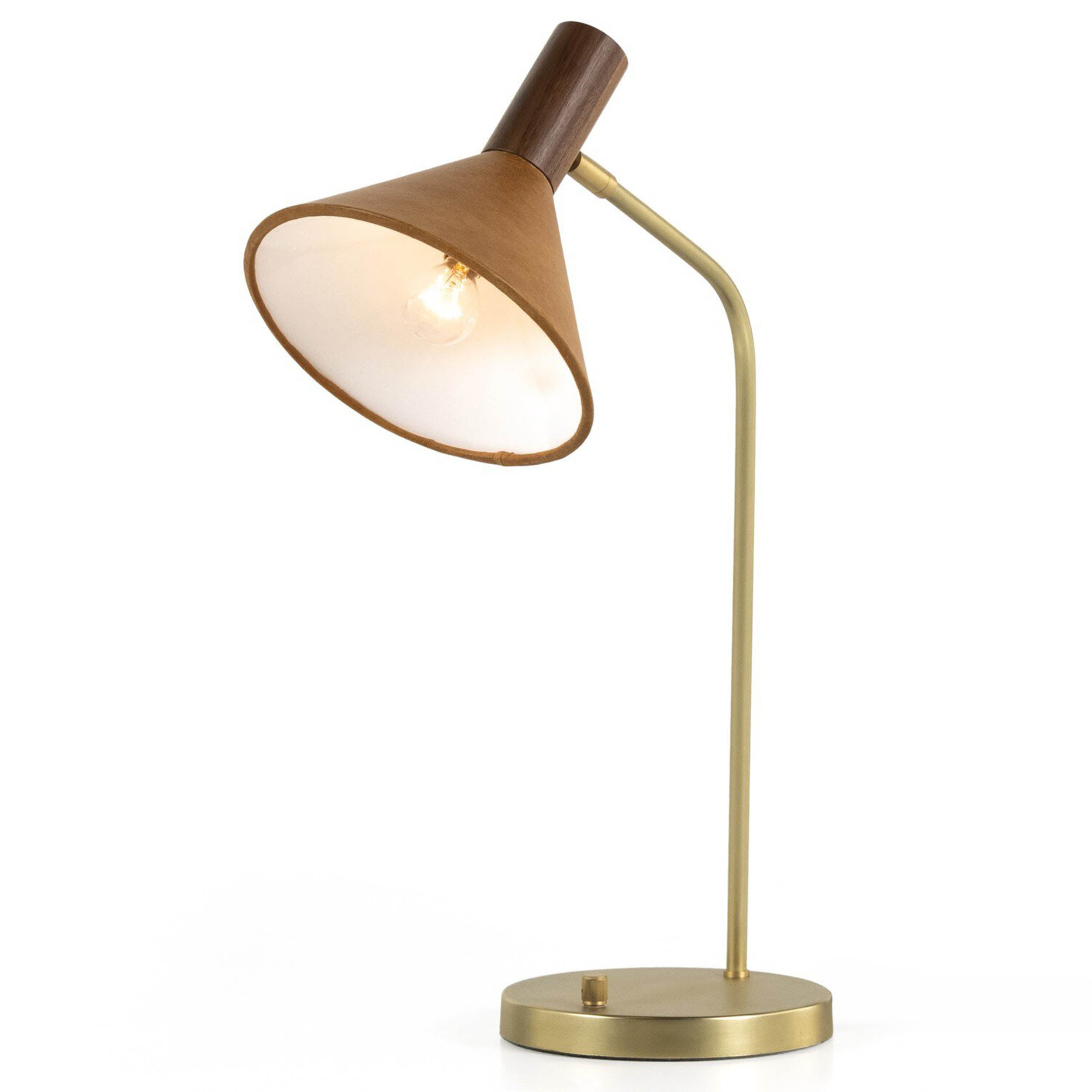 Cullen Task Lamp, Antique Brass