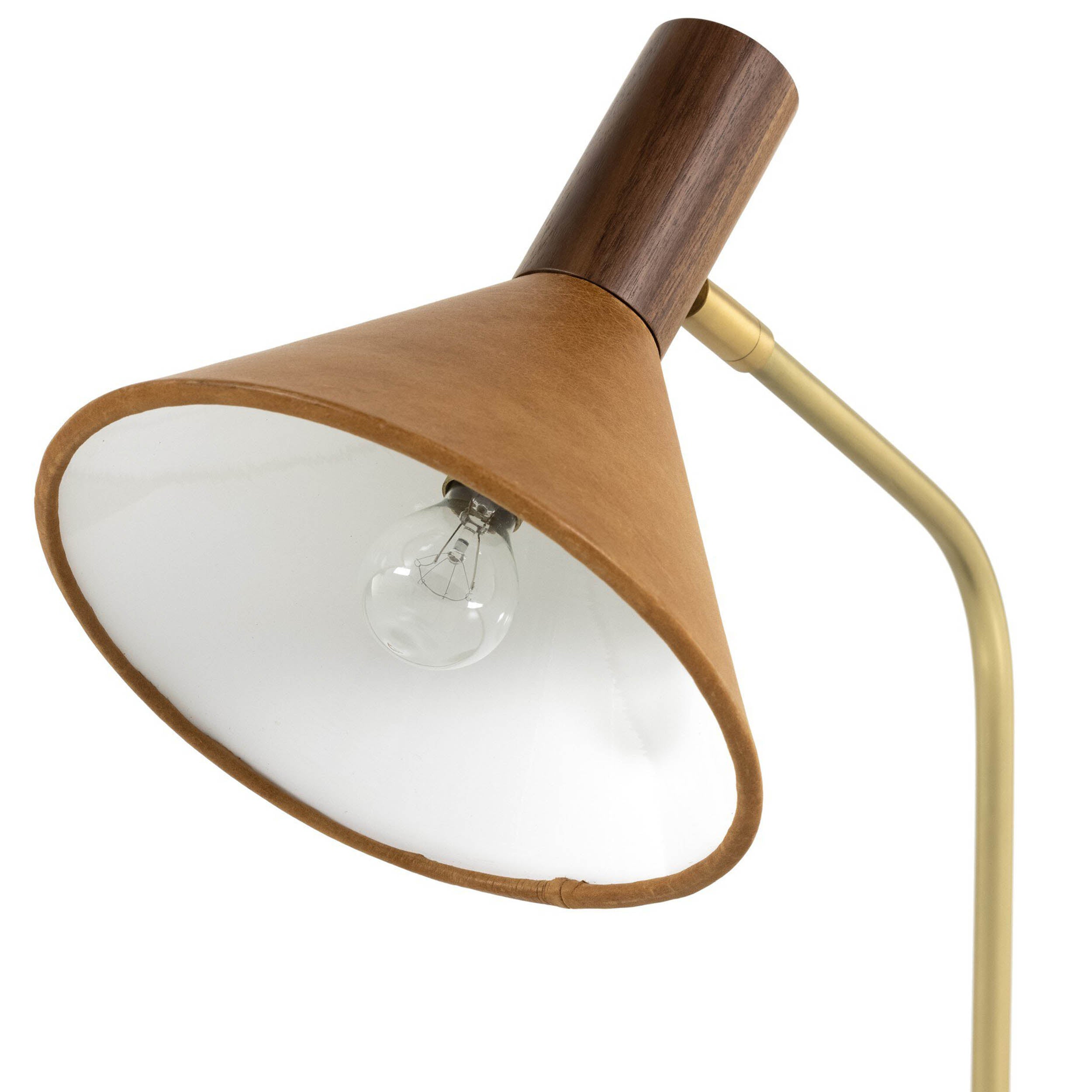 Cullen Task Lamp, Antique Brass