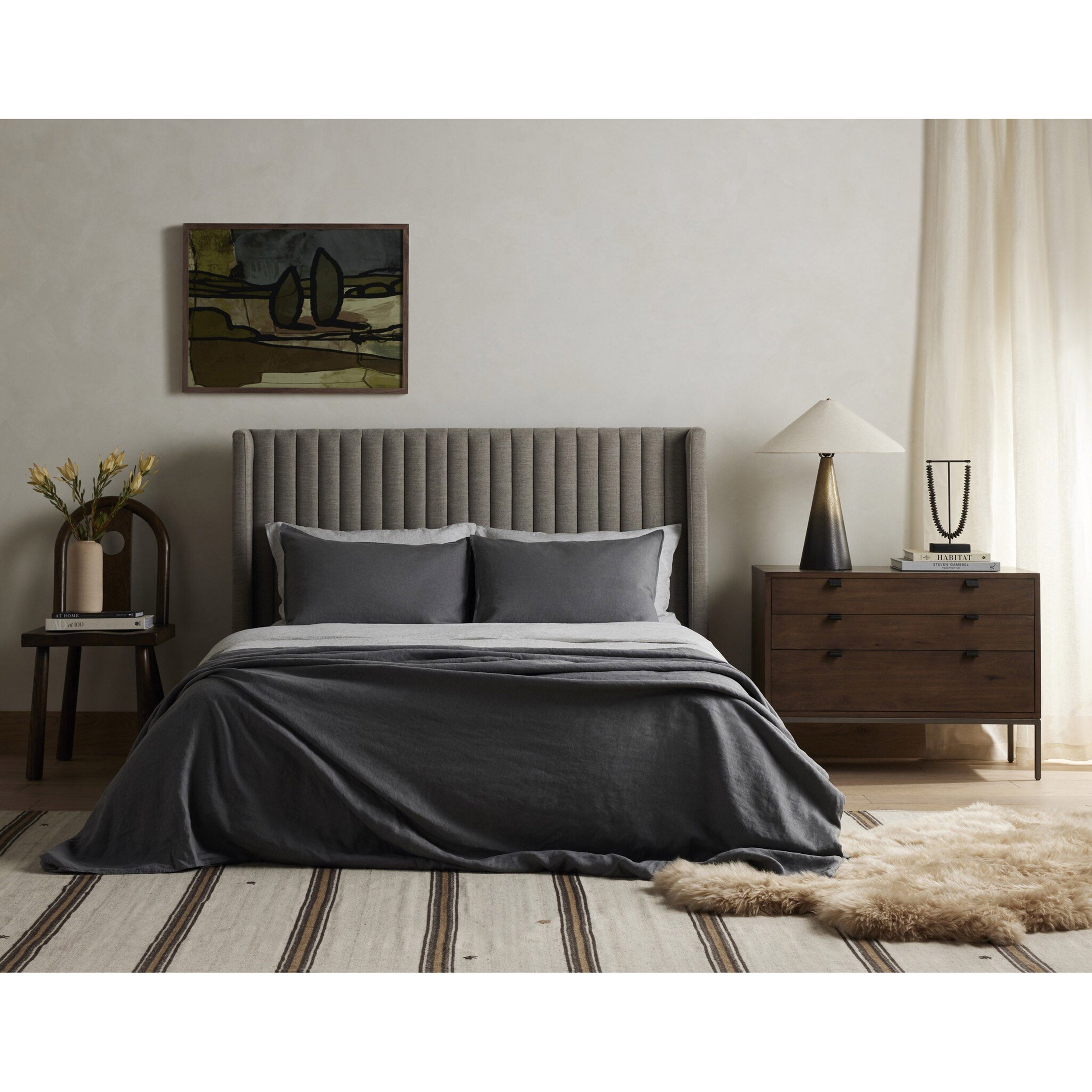Montgomery Bed, Savile Flannel
