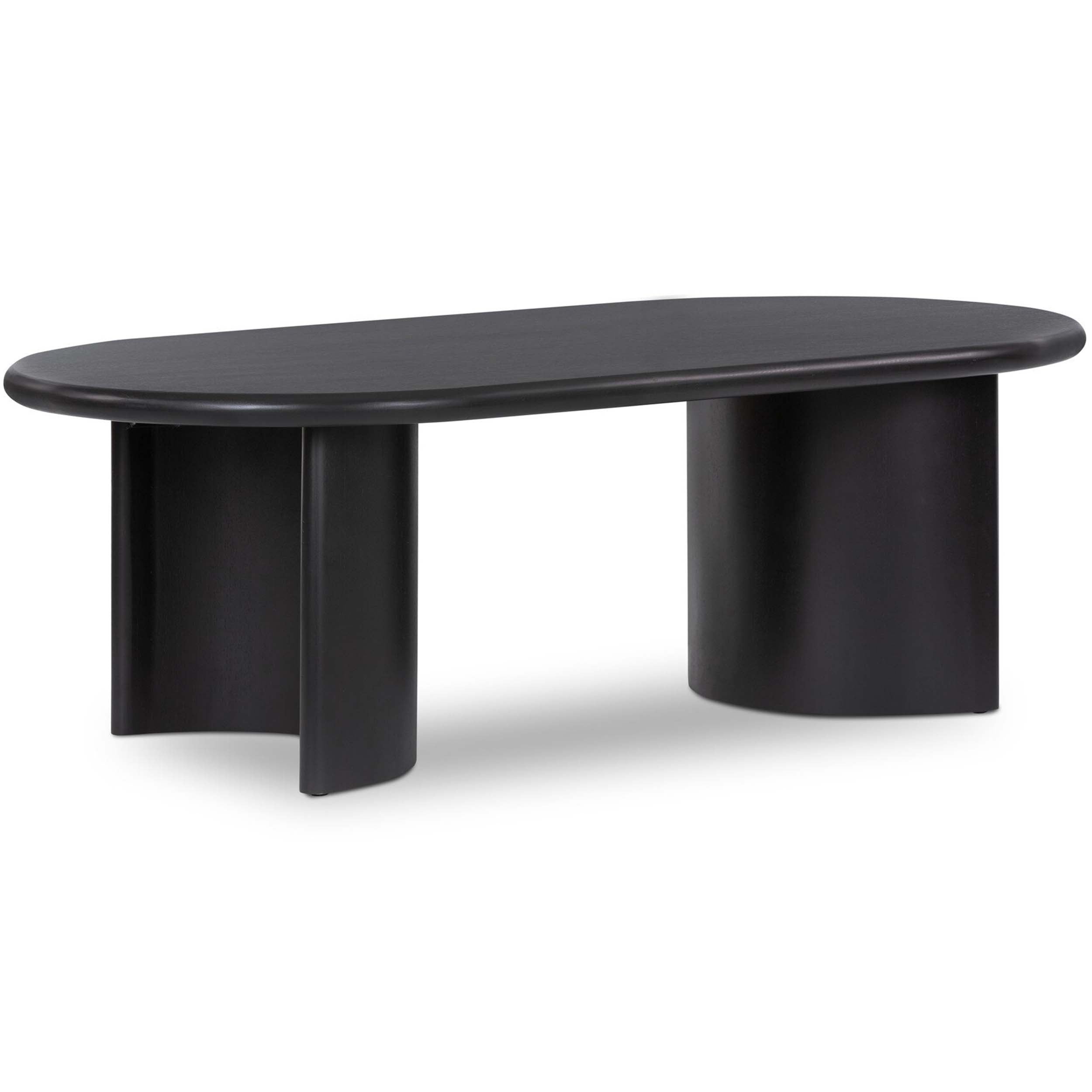 Paden Coffee Table, Aged Black Acacia