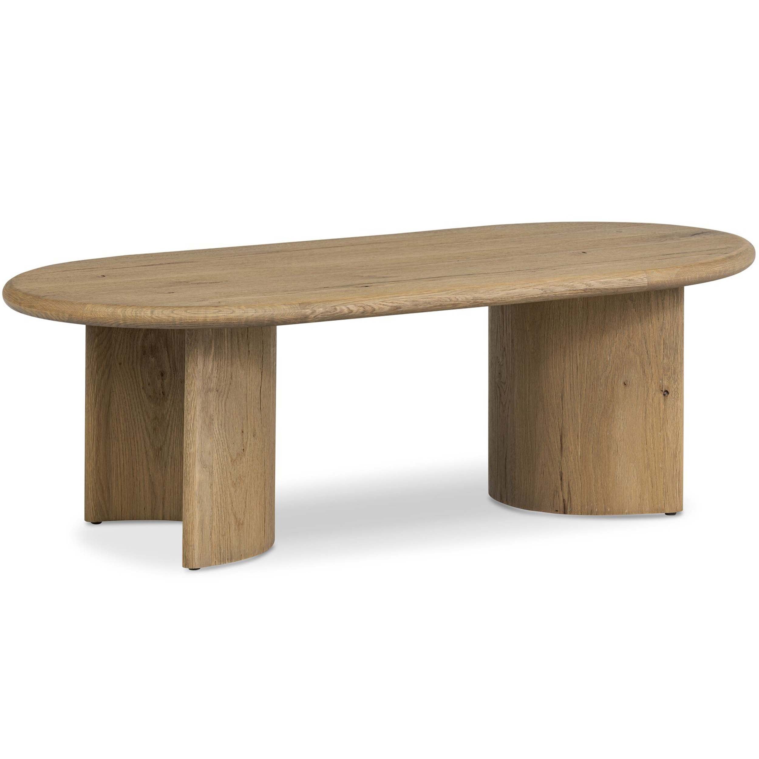 Paden Coffee Table, Worn Oak Veneer