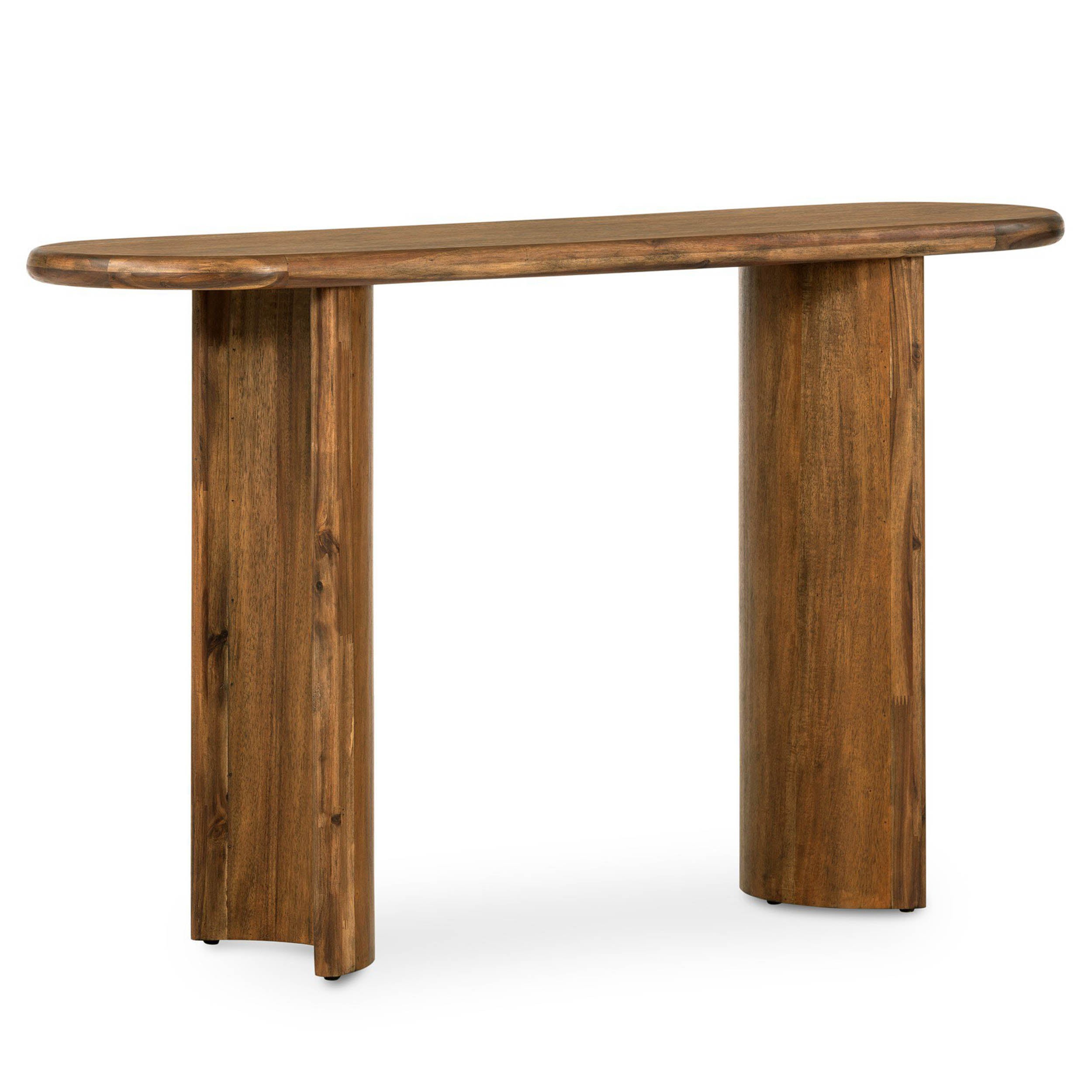 Paden Console Table, Seasoned Brown Acacia