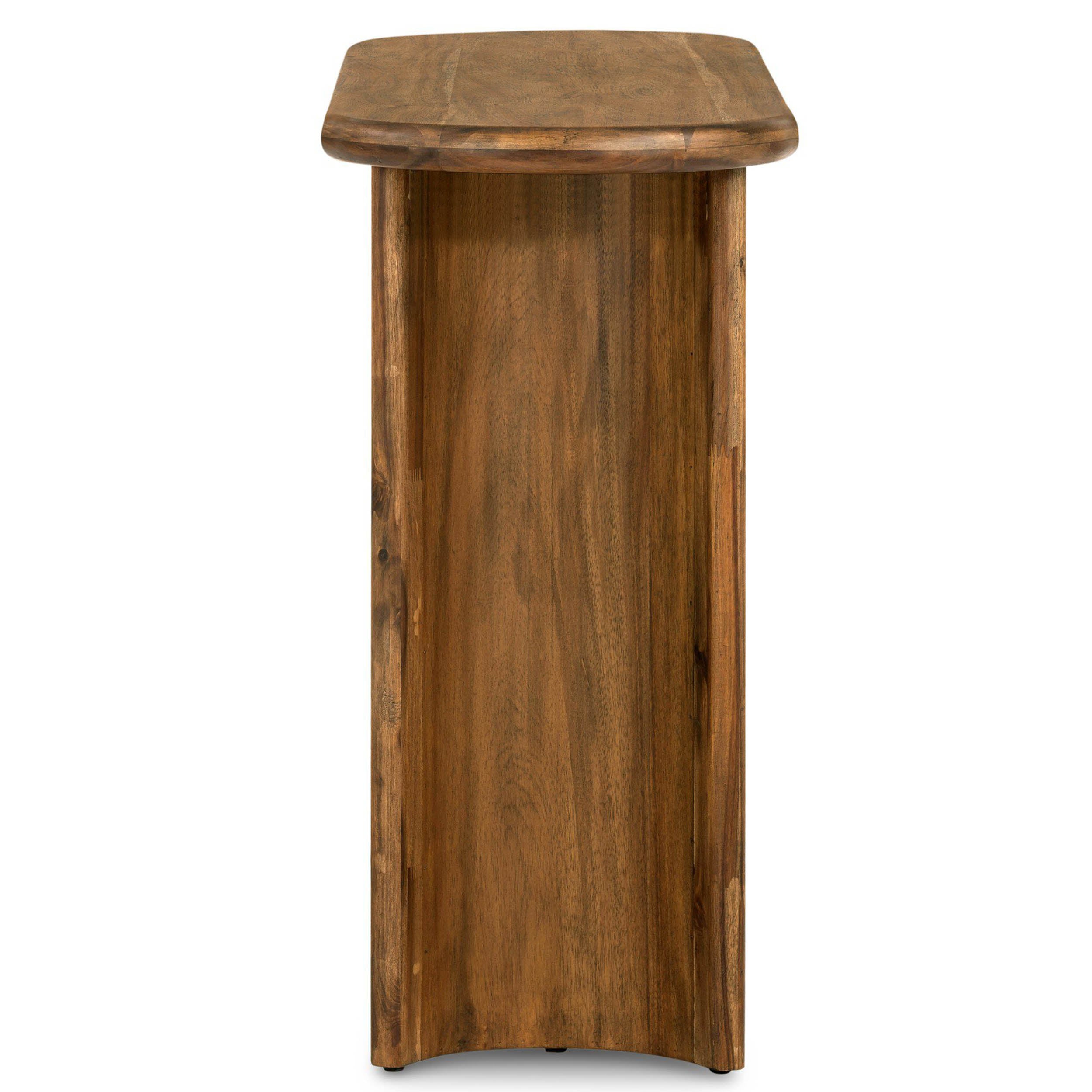 Paden Console Table, Seasoned Brown Acacia