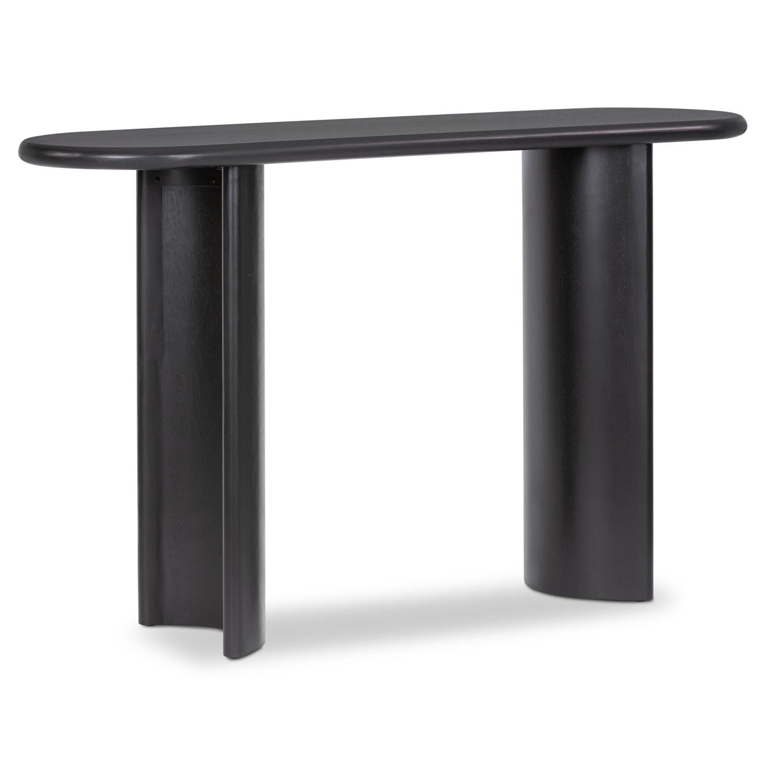 Paden Console Table, Aged Black Acacia