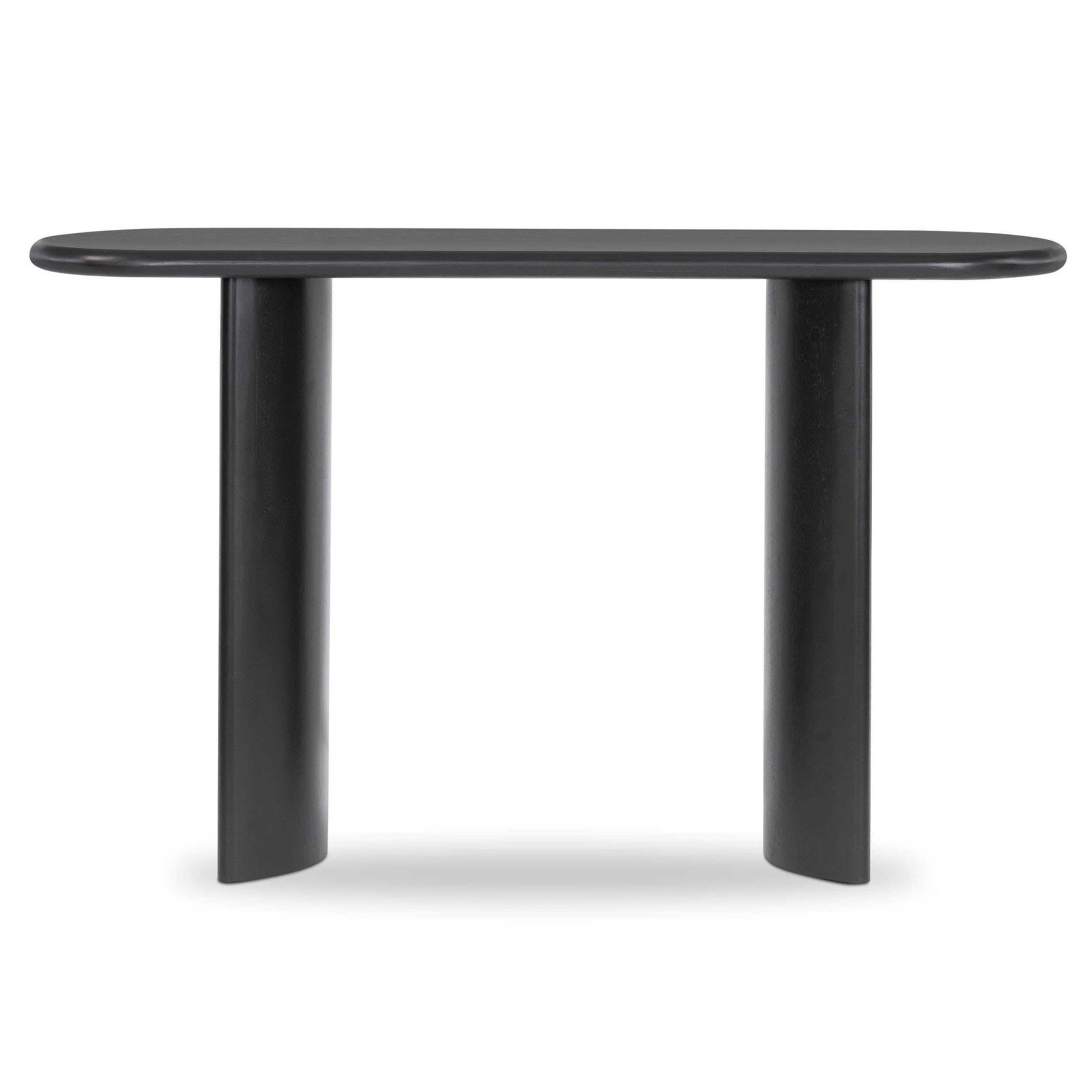 Paden Console Table, Aged Black Acacia