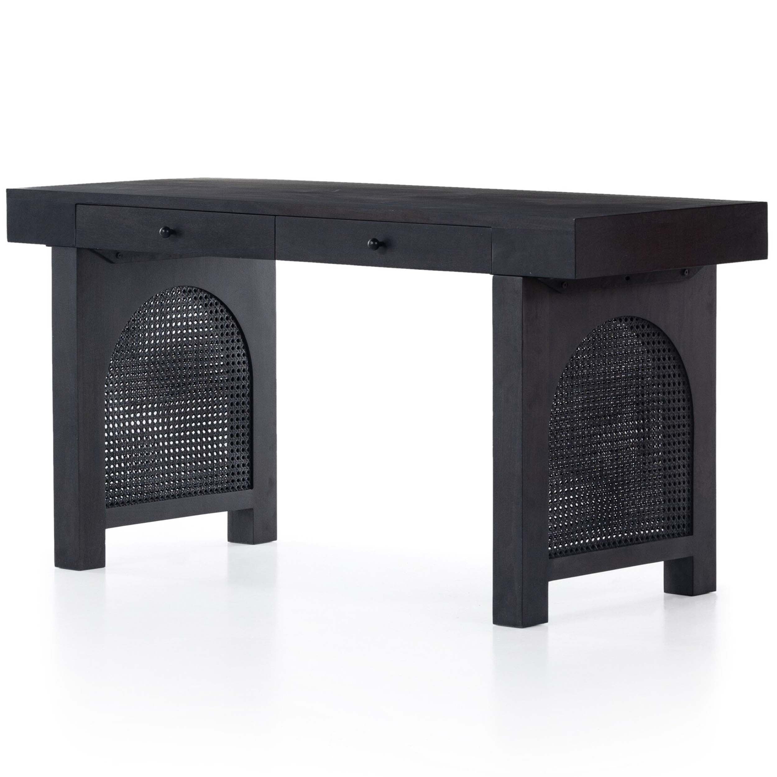 Tilda Desk, Black Wash Mango