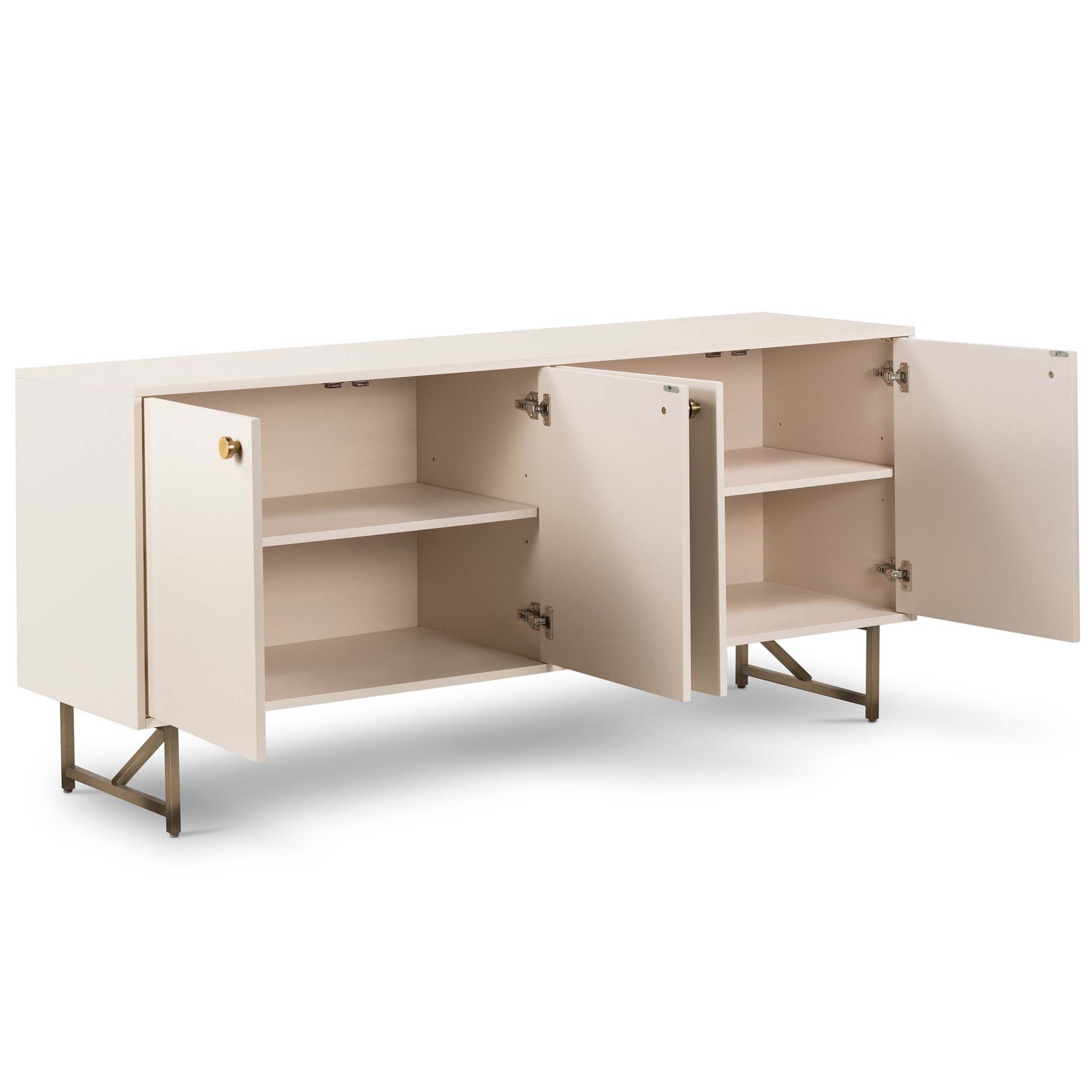 Van Sideboard, Matte Alabaster