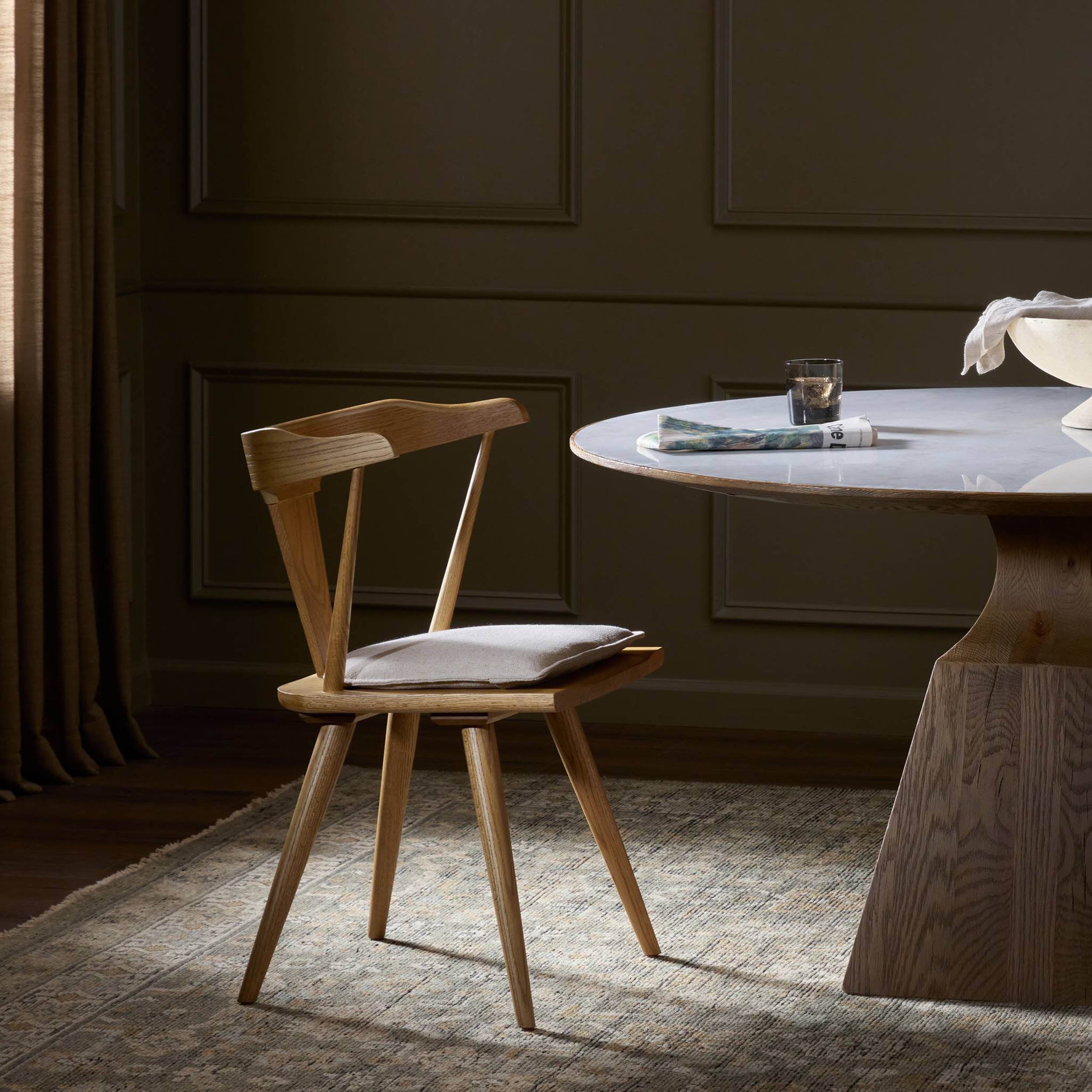 Ripley Dining Chair, Antwerp Natural, Sandy Oak