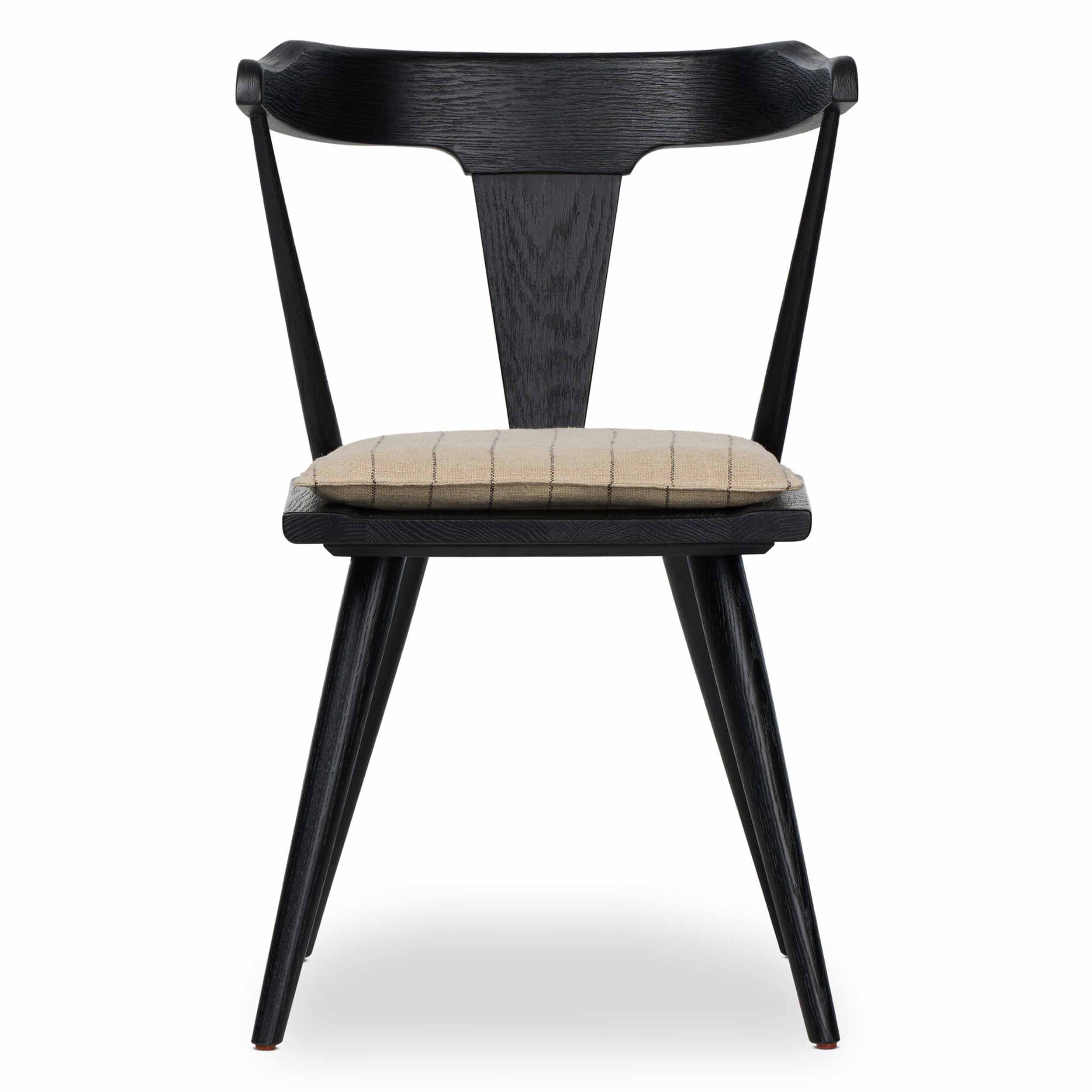 Ripley Dining Chair, Lavon Flint, Black Oak