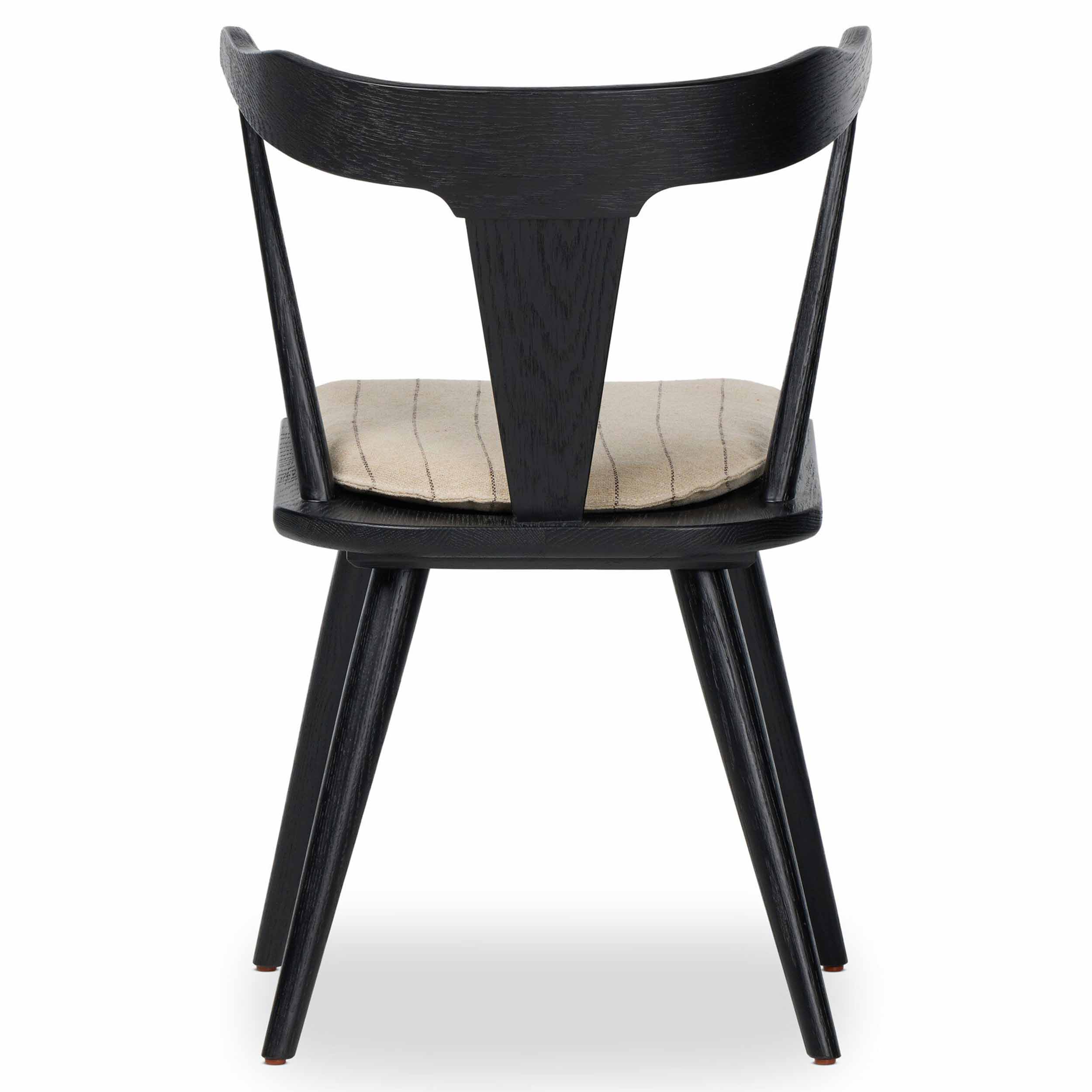 Ripley Dining Chair, Lavon Flint, Black Oak
