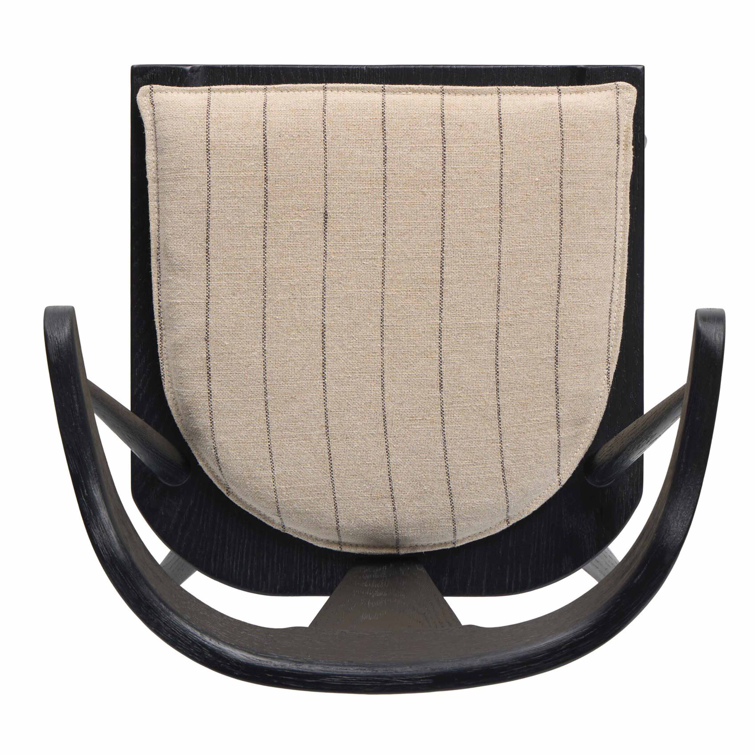 Ripley Dining Chair, Lavon Flint, Black Oak