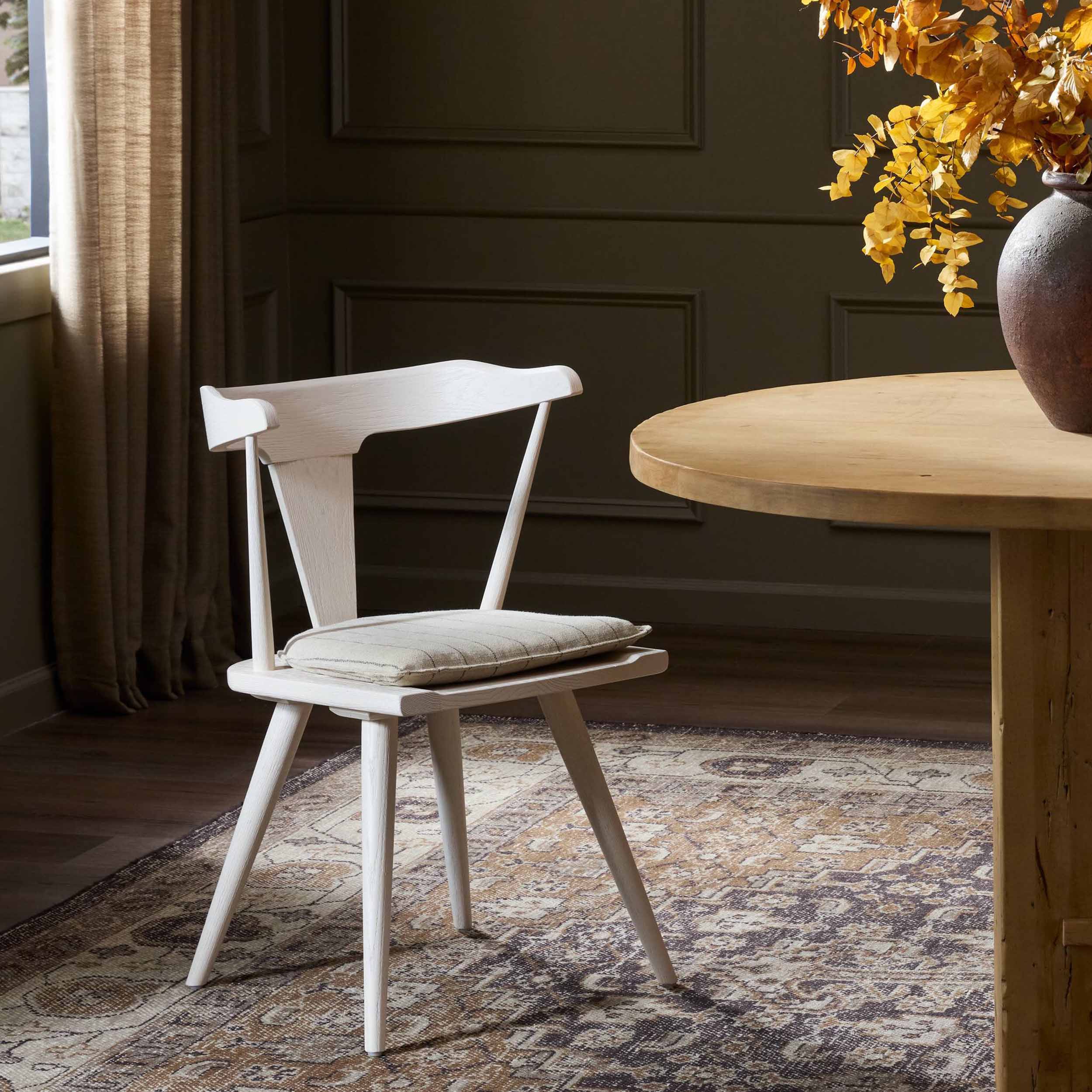 Ripley Dining Chair, Lavon Flint, Off White