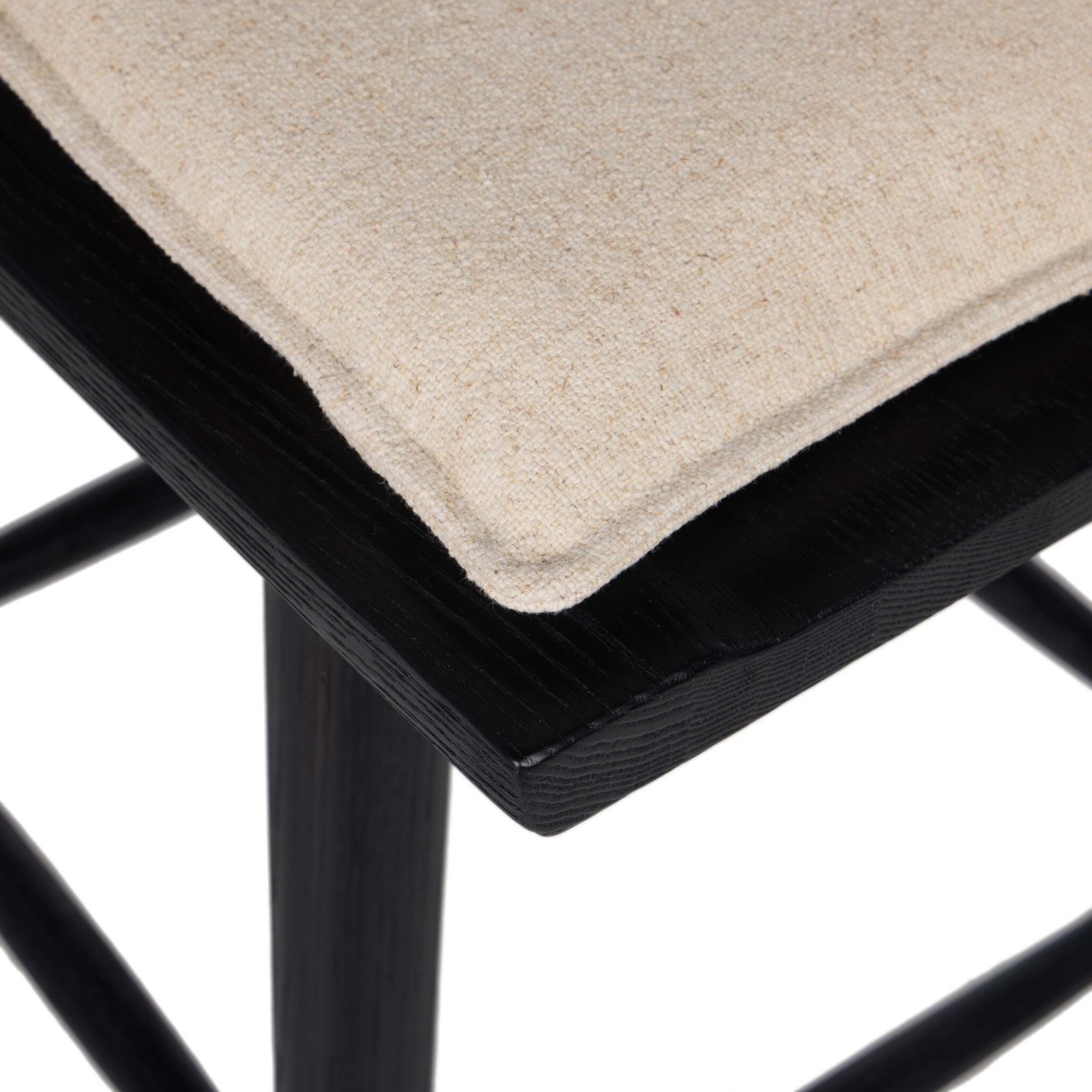Ripley Bar + Counter Stool, Antwerp Natural, Black Oak