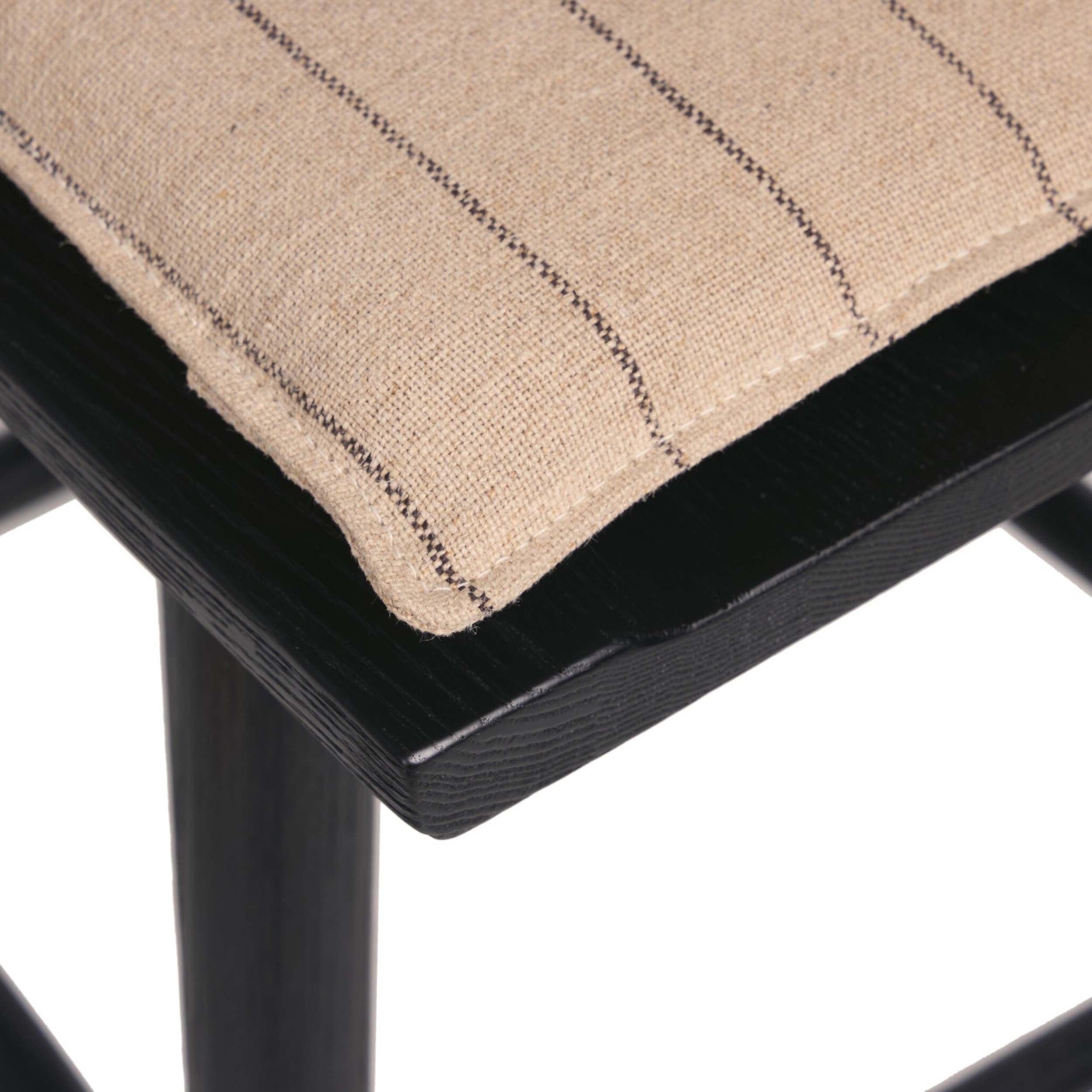 Ripley Bar + Counter Stool, Lavon Flint, Black Oak