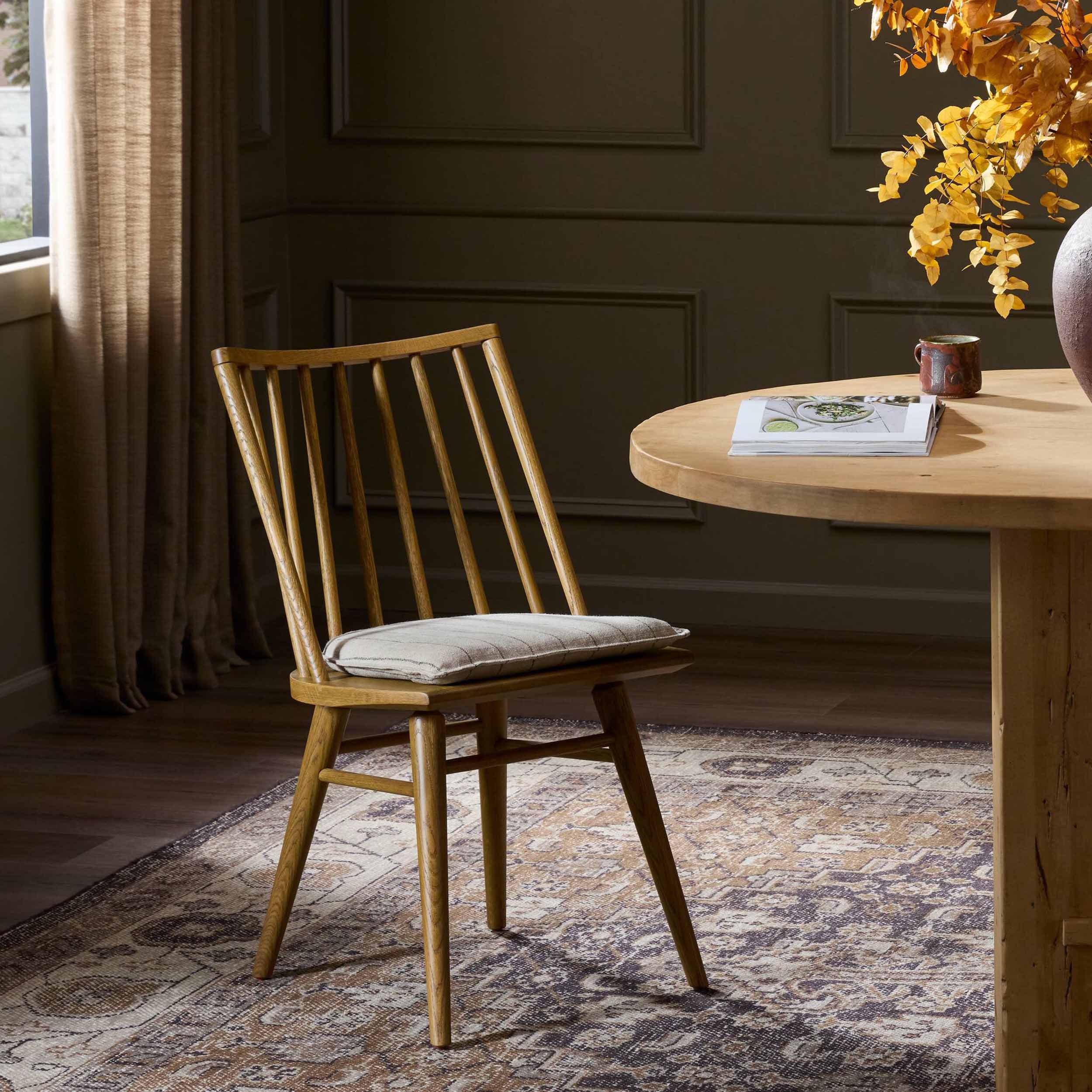 Lewis Windsor Chair, Lavon Flint, Sandy Oak