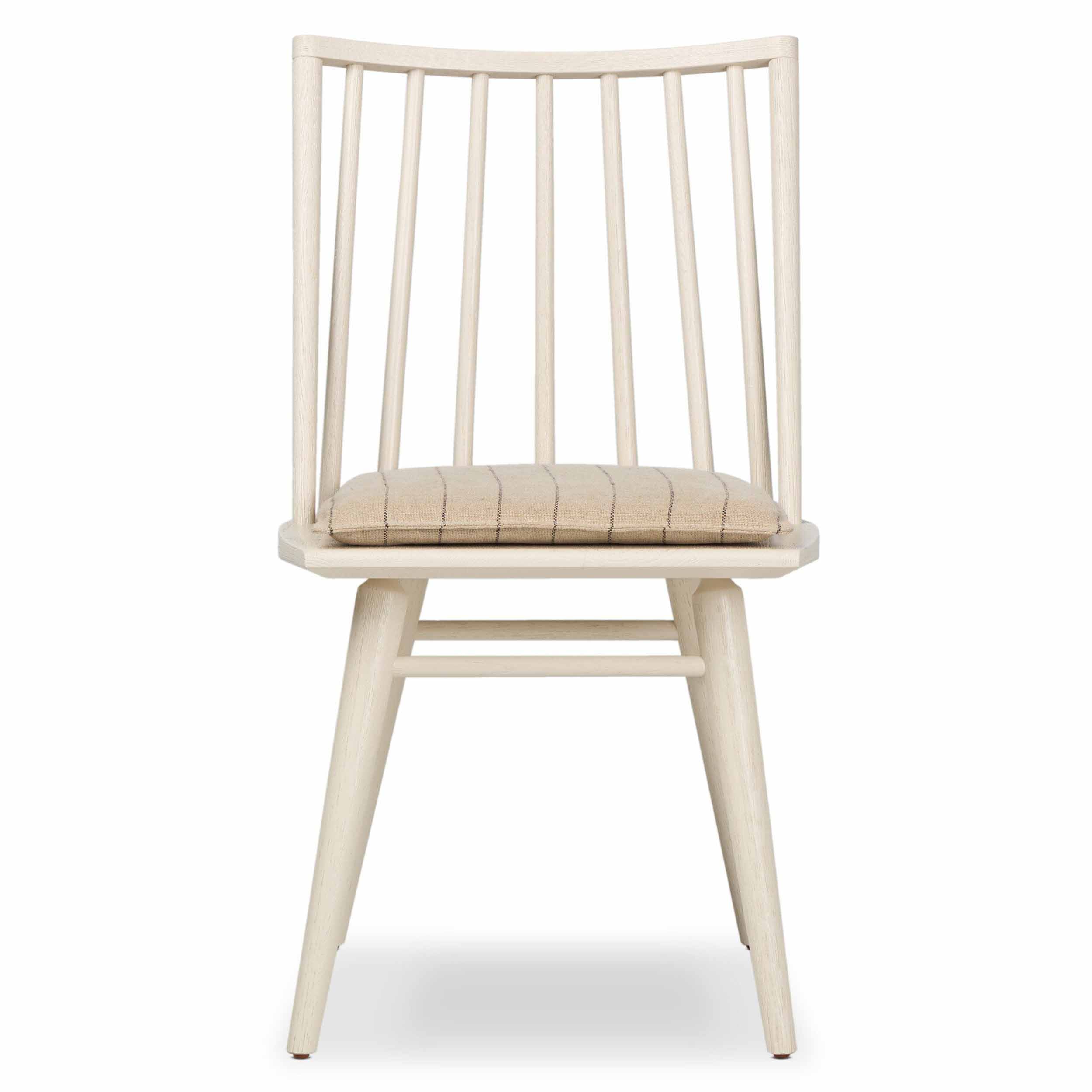 Lewis Windsor Chair, Lavon Flint, Off White