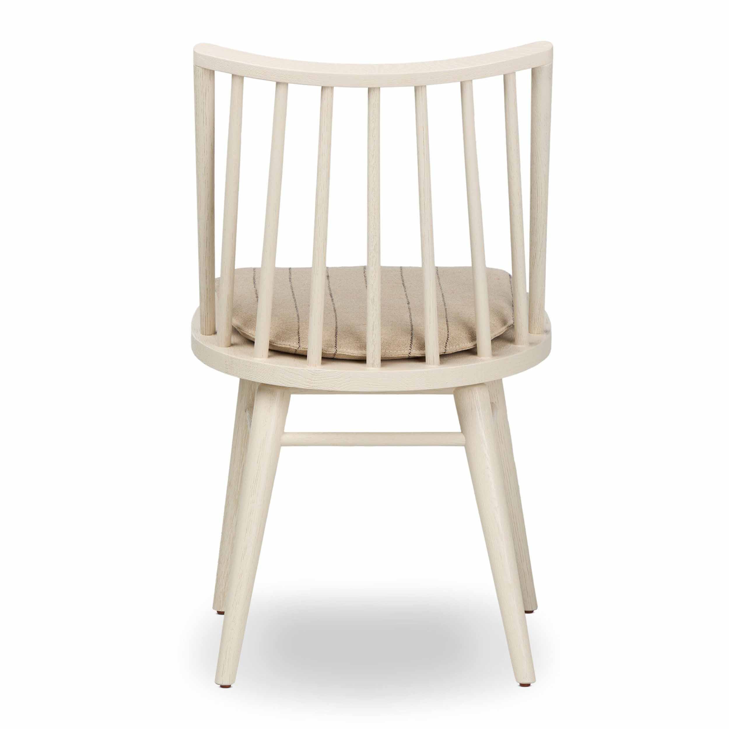 Lewis Windsor Chair, Lavon Flint, Off White