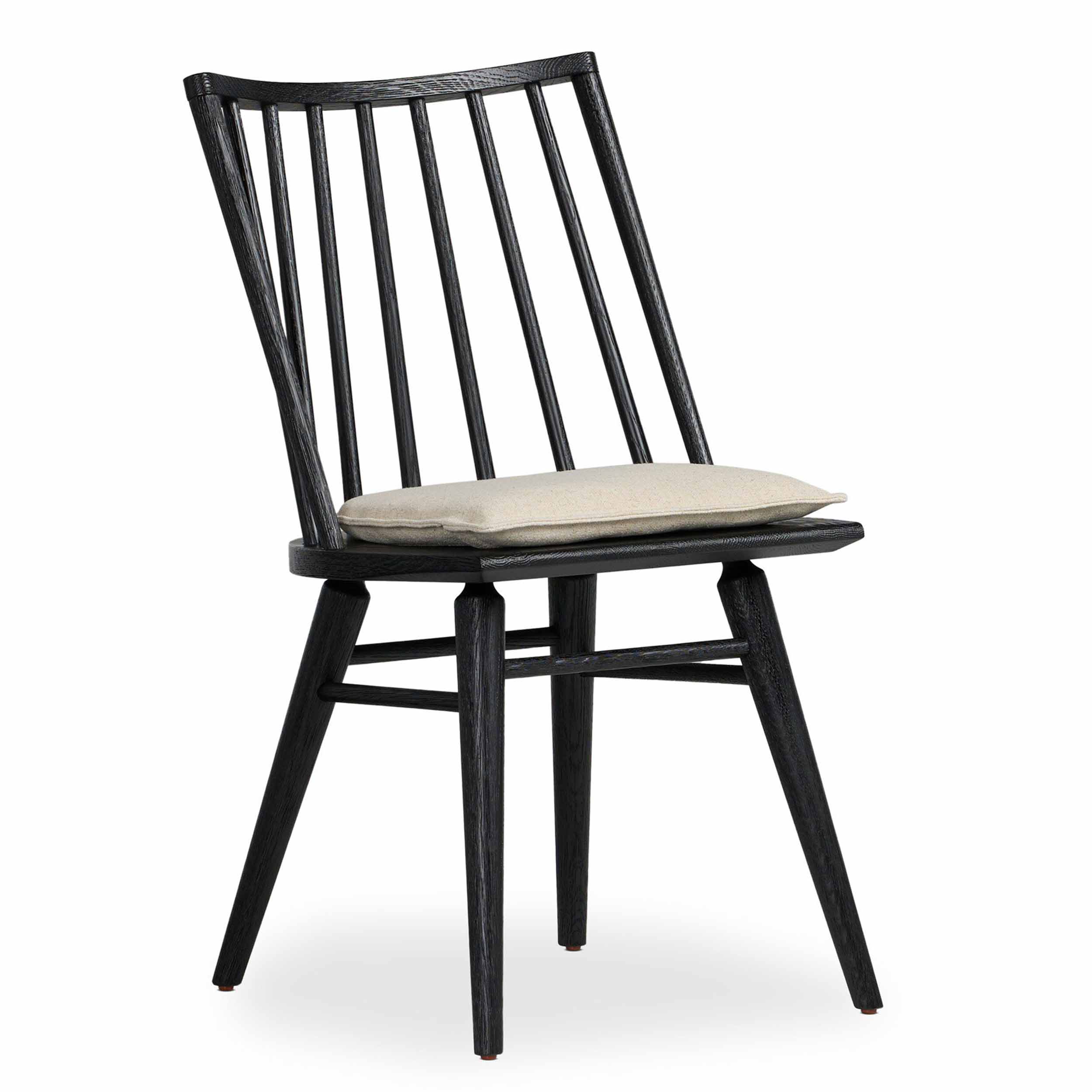 Lewis Windsor Chair, Antwerp Natural, Black Oak