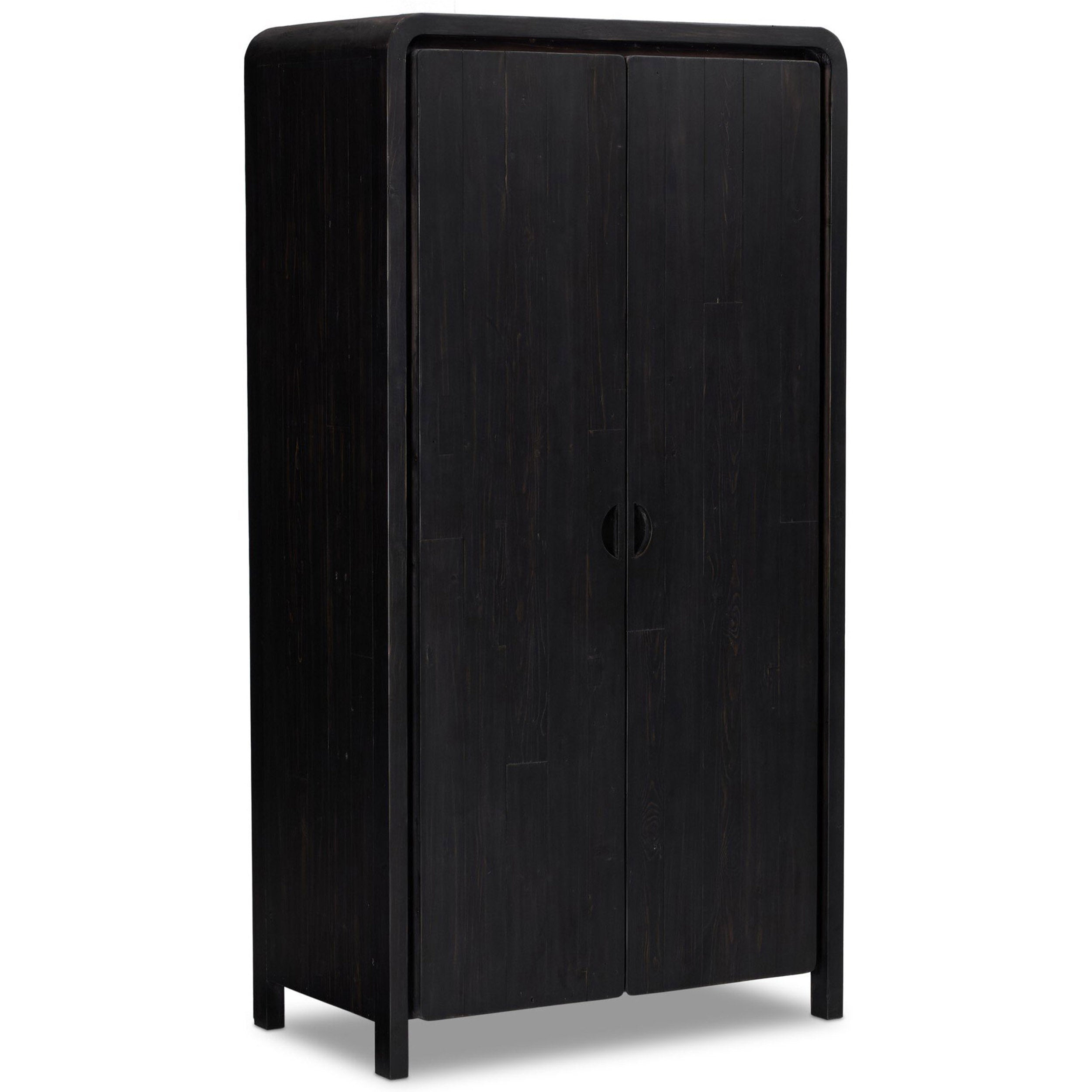 Everson Cabinet, Black Reclaimed
