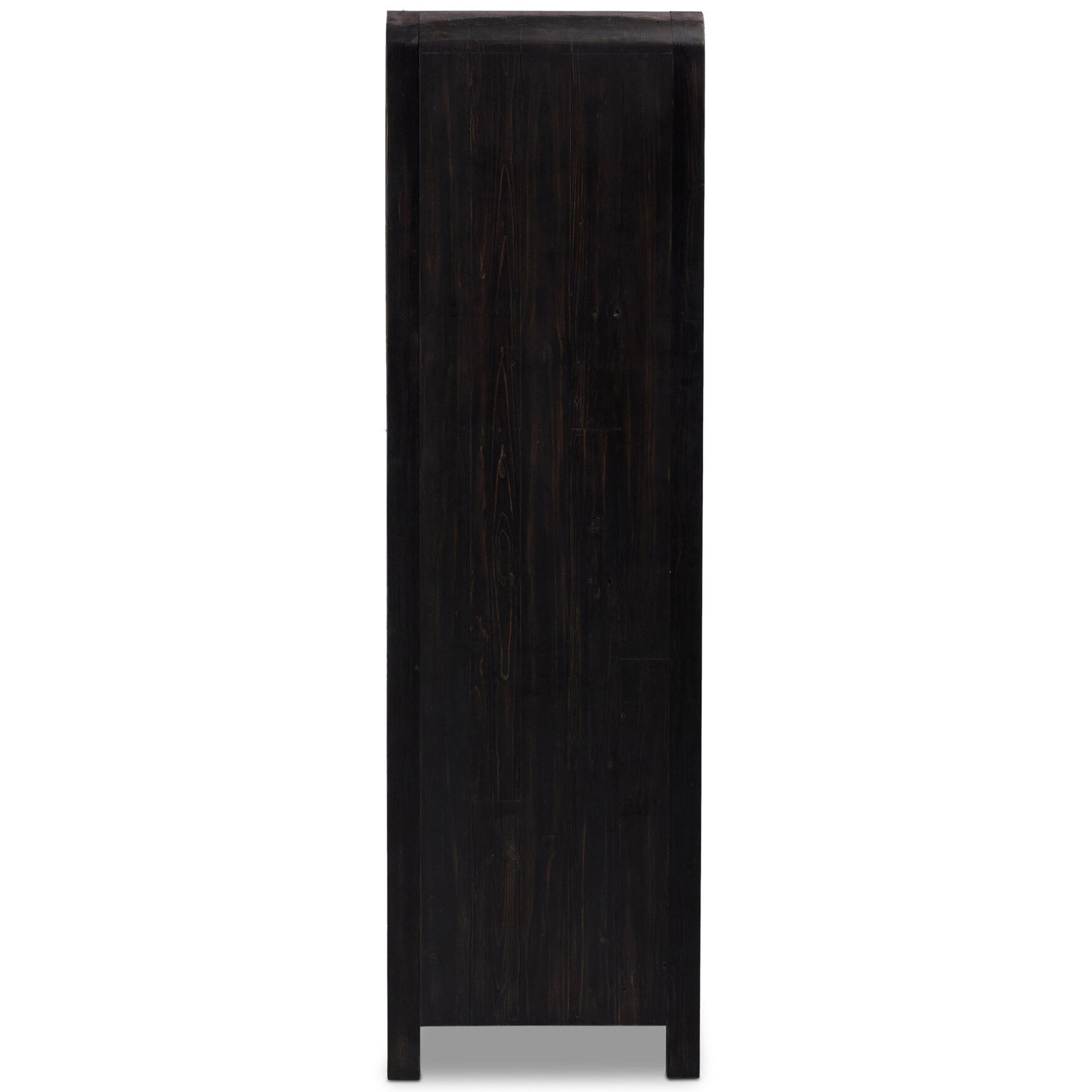 Everson Cabinet, Black Reclaimed