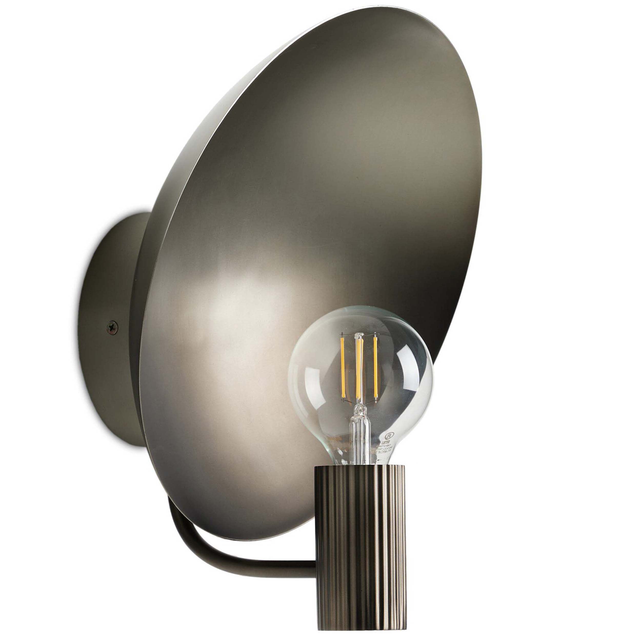 Lund Sconce, Aged Nickel