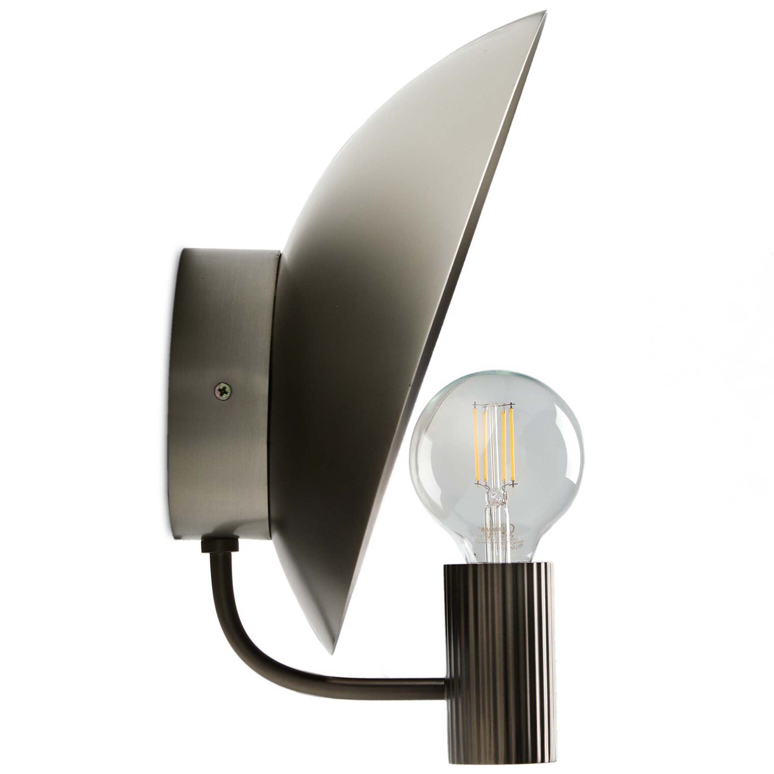 Lund Sconce, Aged Nickel