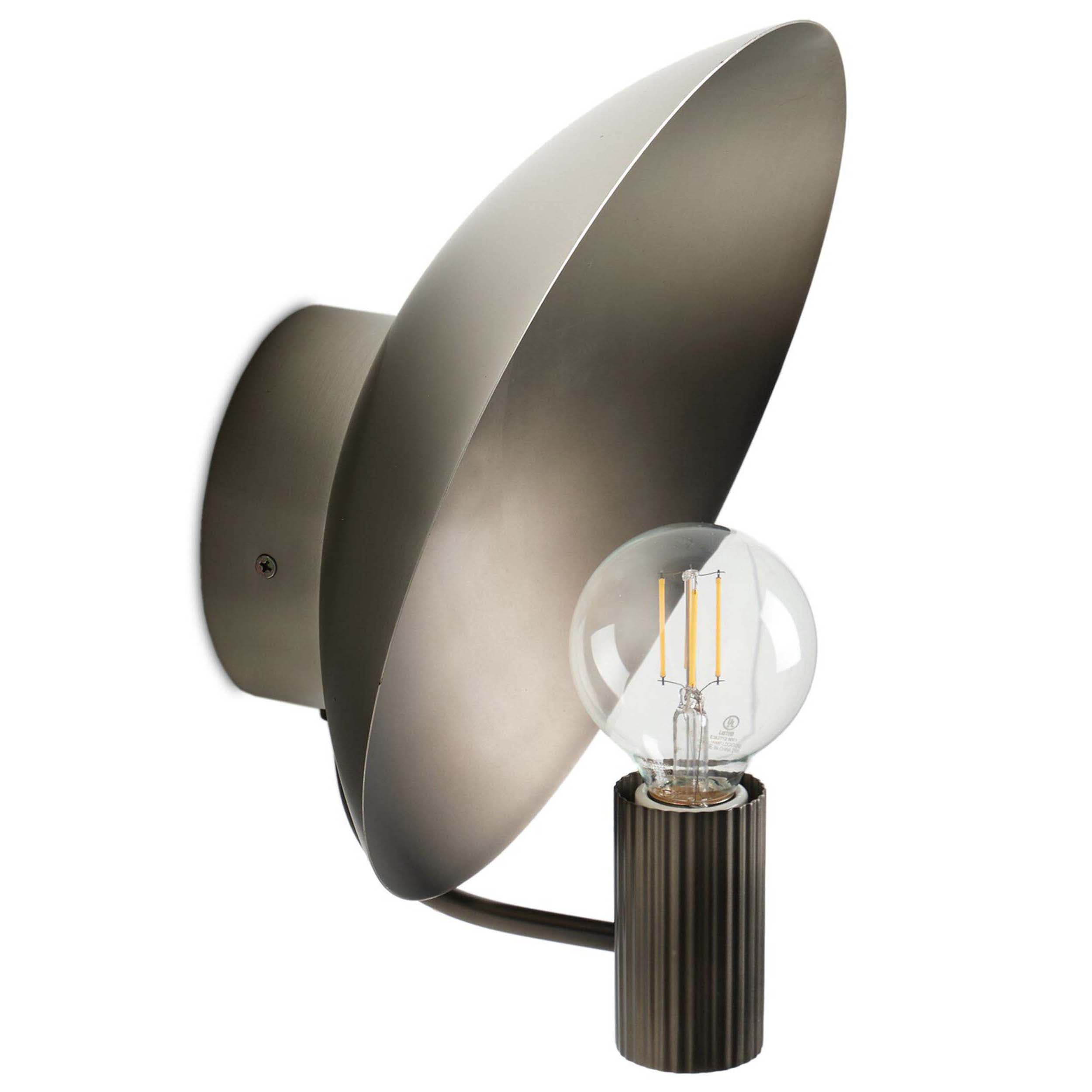 Lund Sconce, Aged Nickel