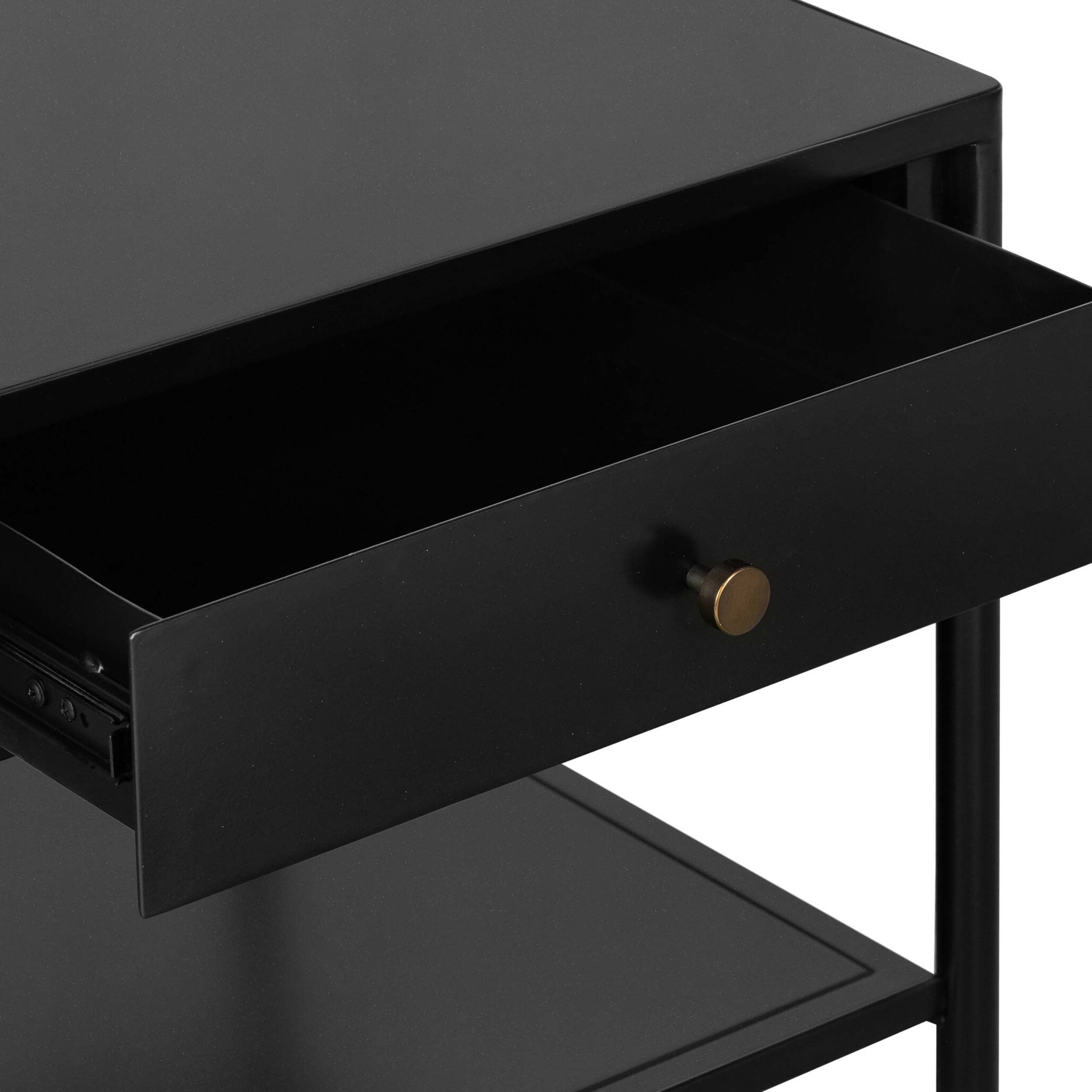 Soto End Table, Black