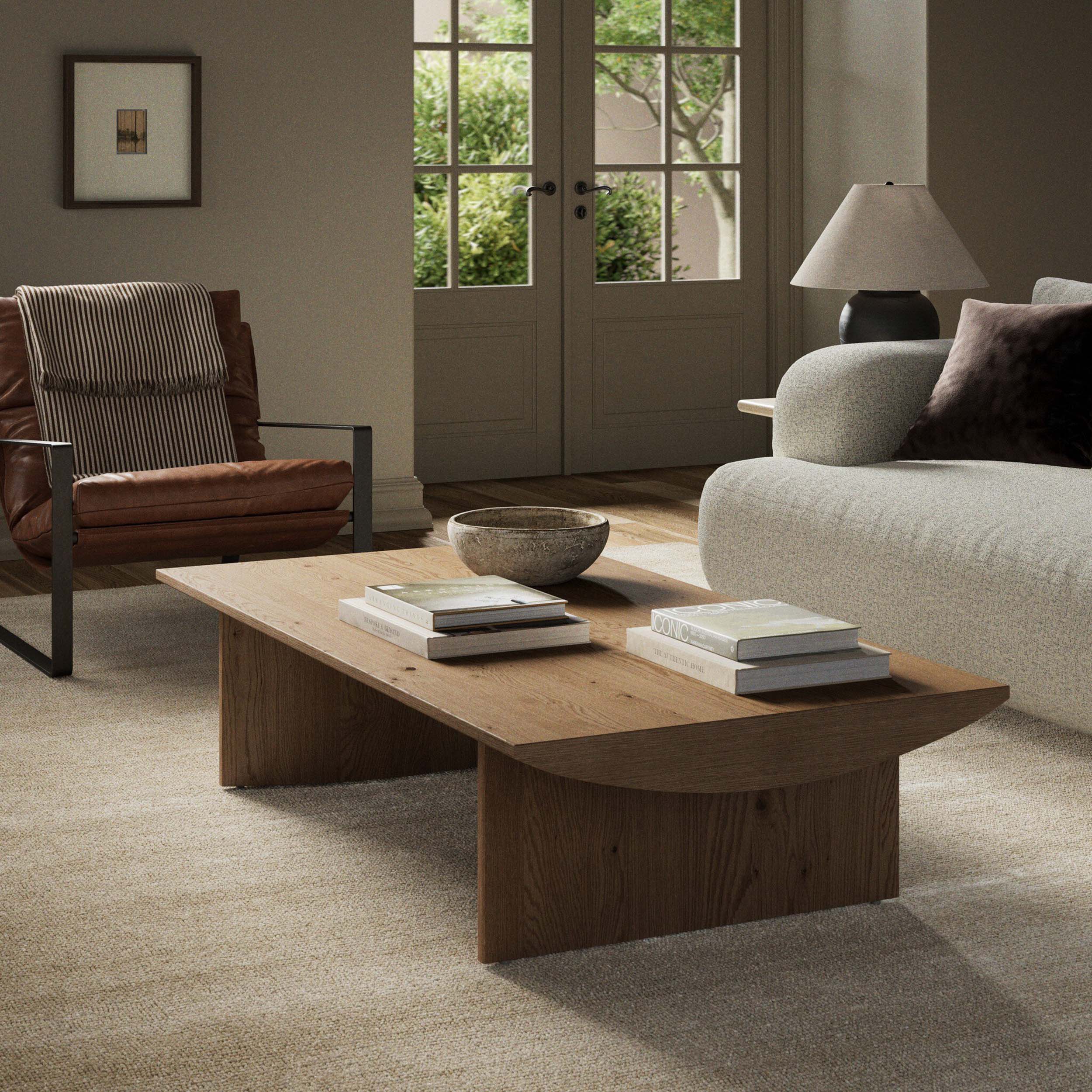 Pickford Coffee Table, Dusted Oak Veneer
