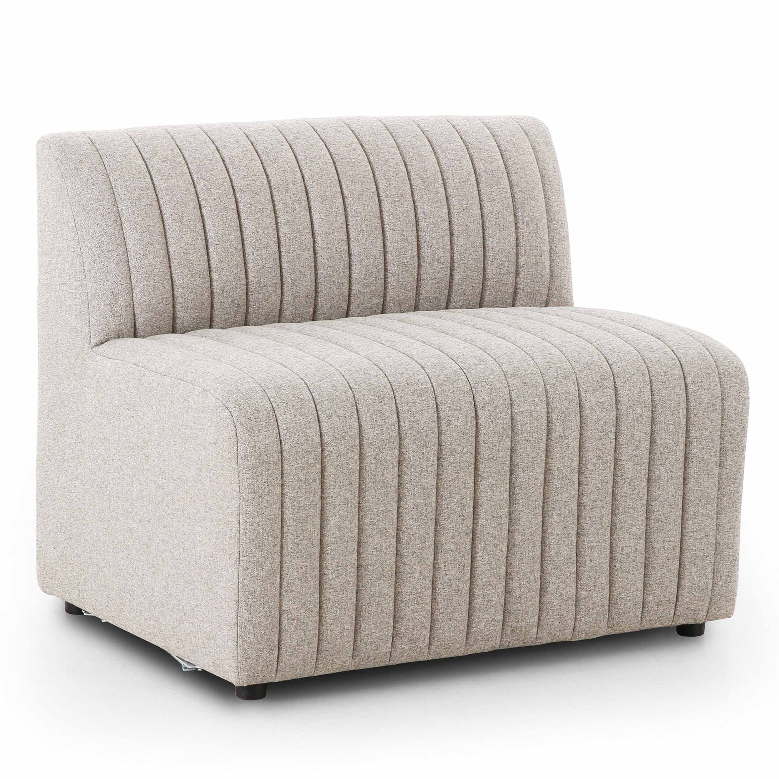 Build Your Own: Augustine Dining Banquette, Orly Natural, Chair + A Half