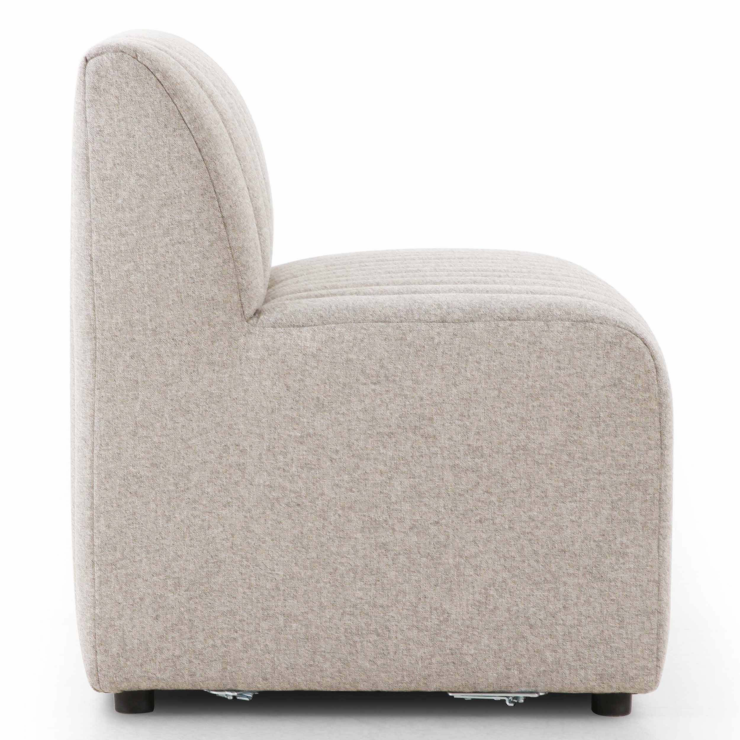 Build Your Own: Augustine Dining Banquette, Orly Natural, Chair + A Half