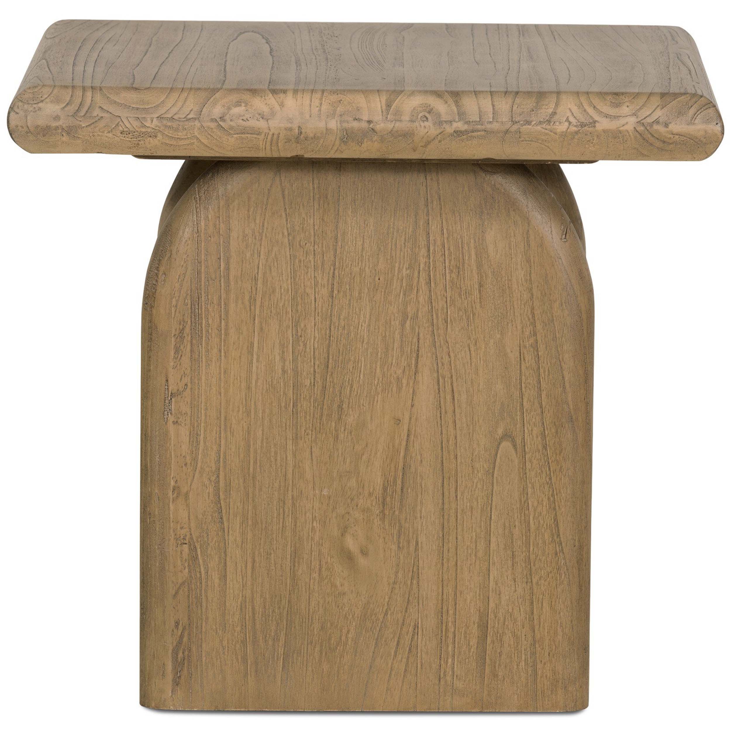 Sorrento End Table, Aged Drift Mindi