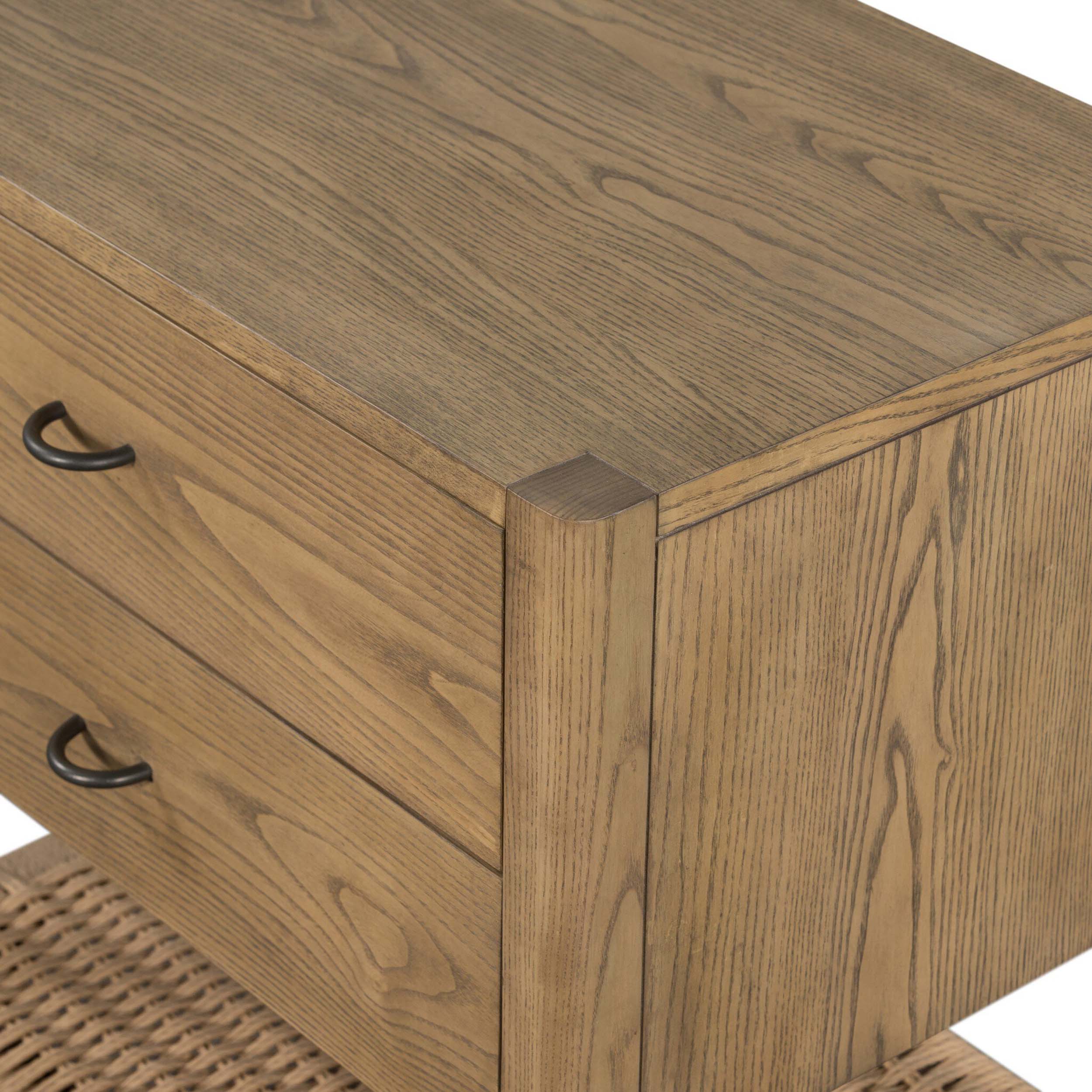 Zuma Nightstand, Dune Ash Veneer