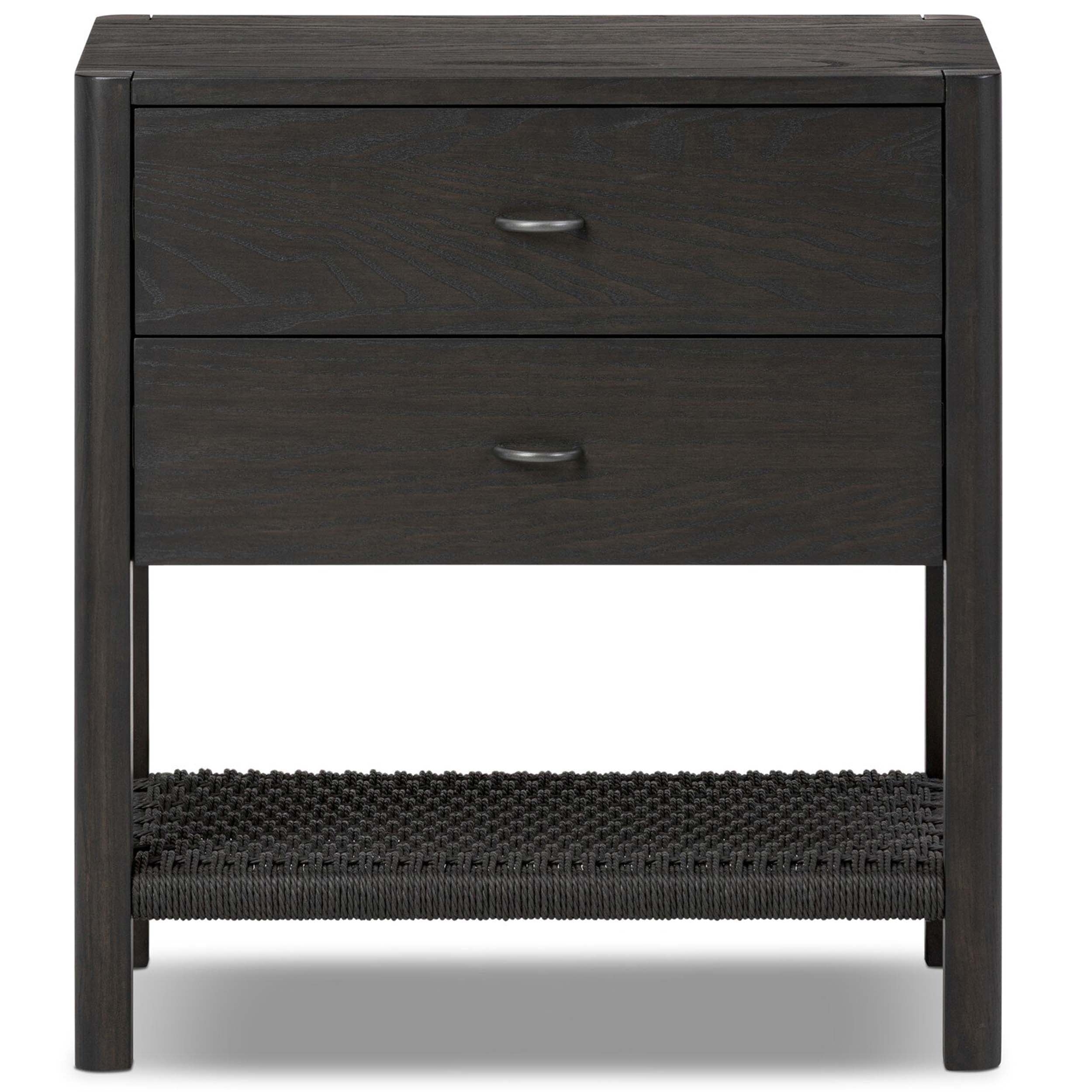 Zuma Nightstand, Smoked Black Ash Veneer