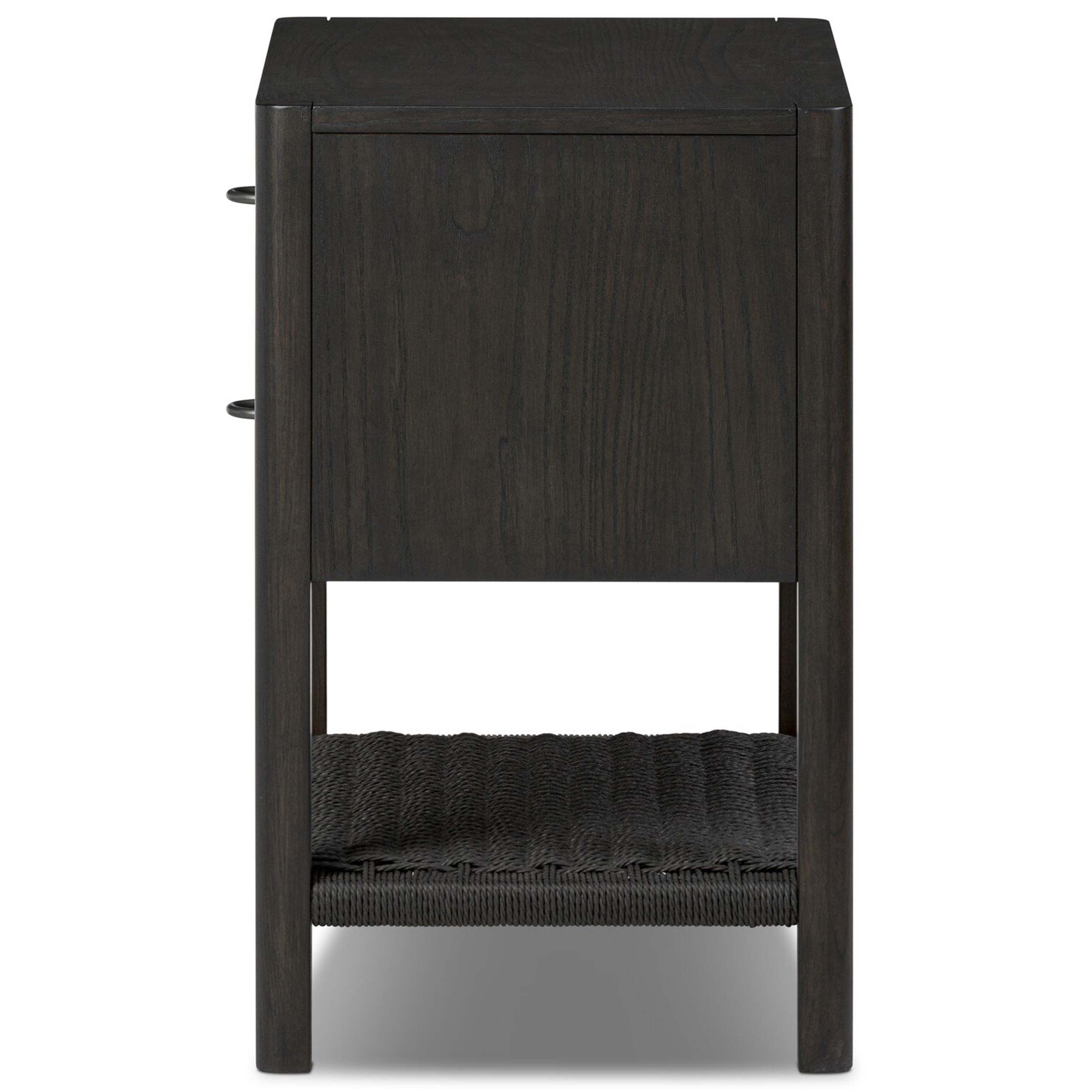 Zuma Nightstand, Smoked Black Ash Veneer